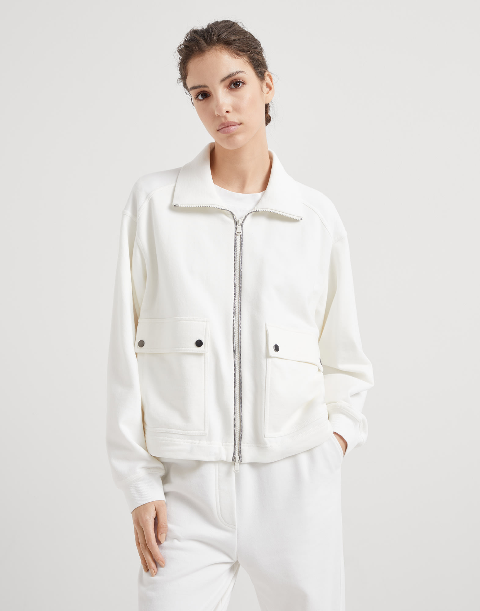 French terry sweatshirt womens on sale