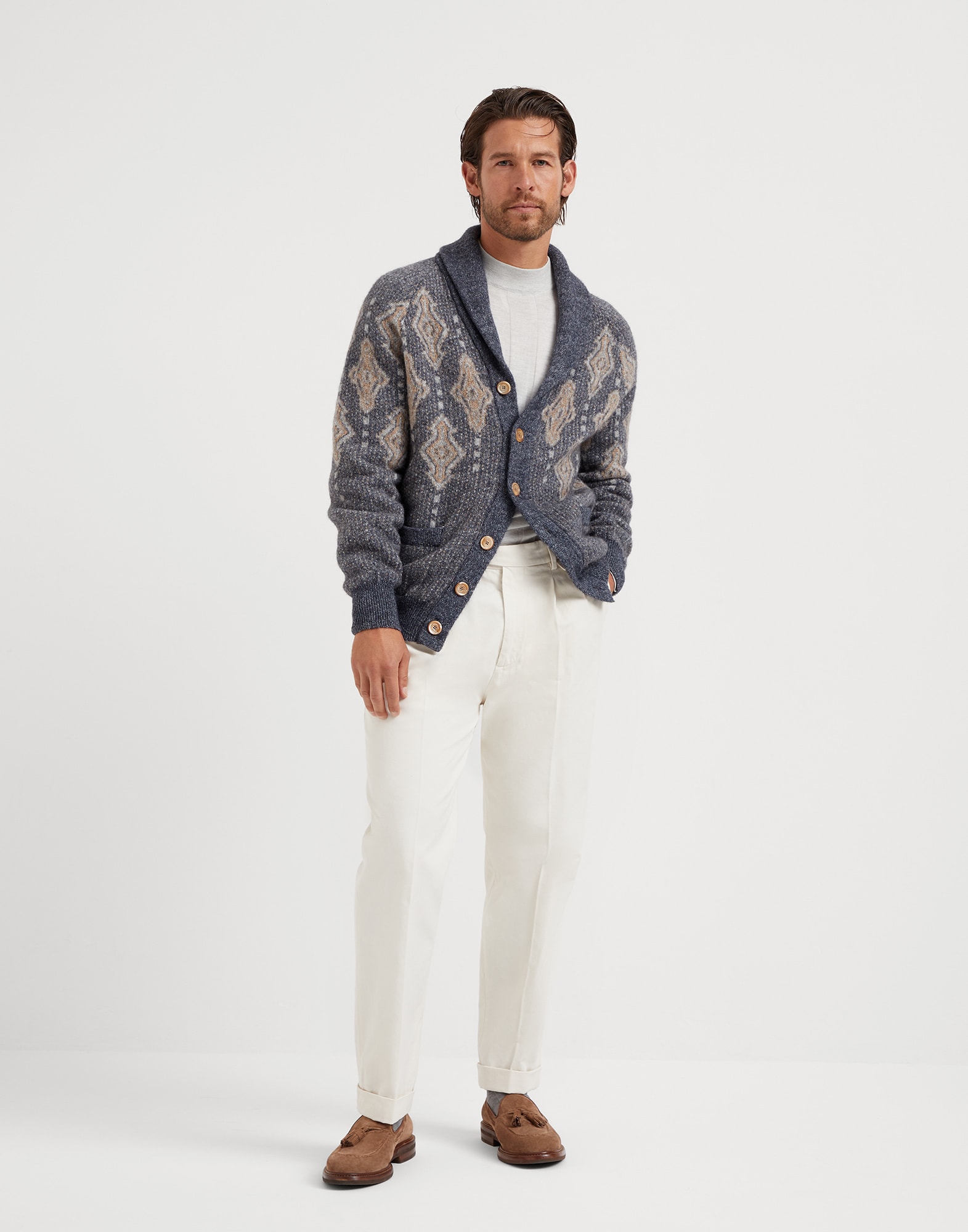 Jacquard cardigan
