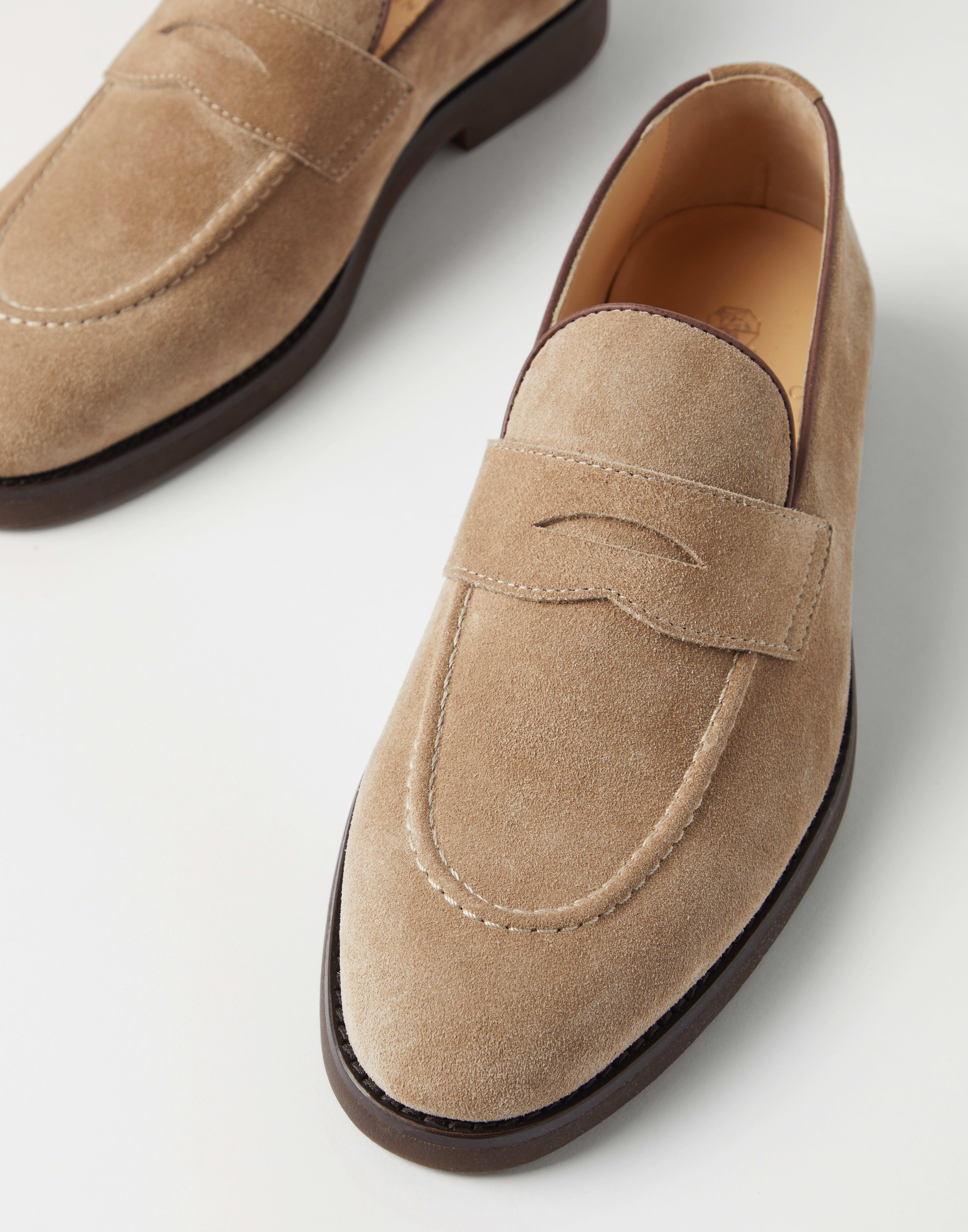 Penny Loafers Noisette Homme - Brunello Cucinelli