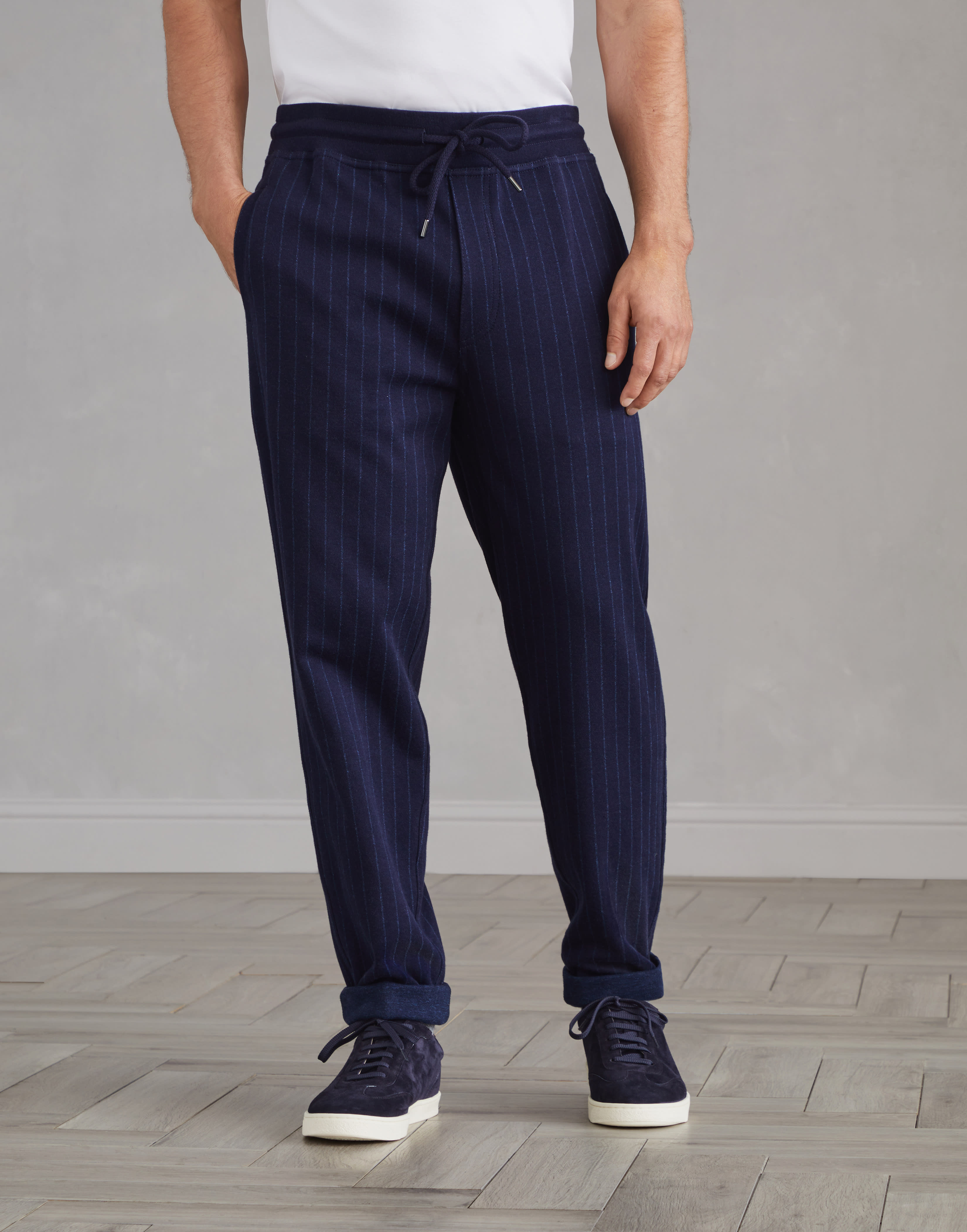 Double cloth trousers