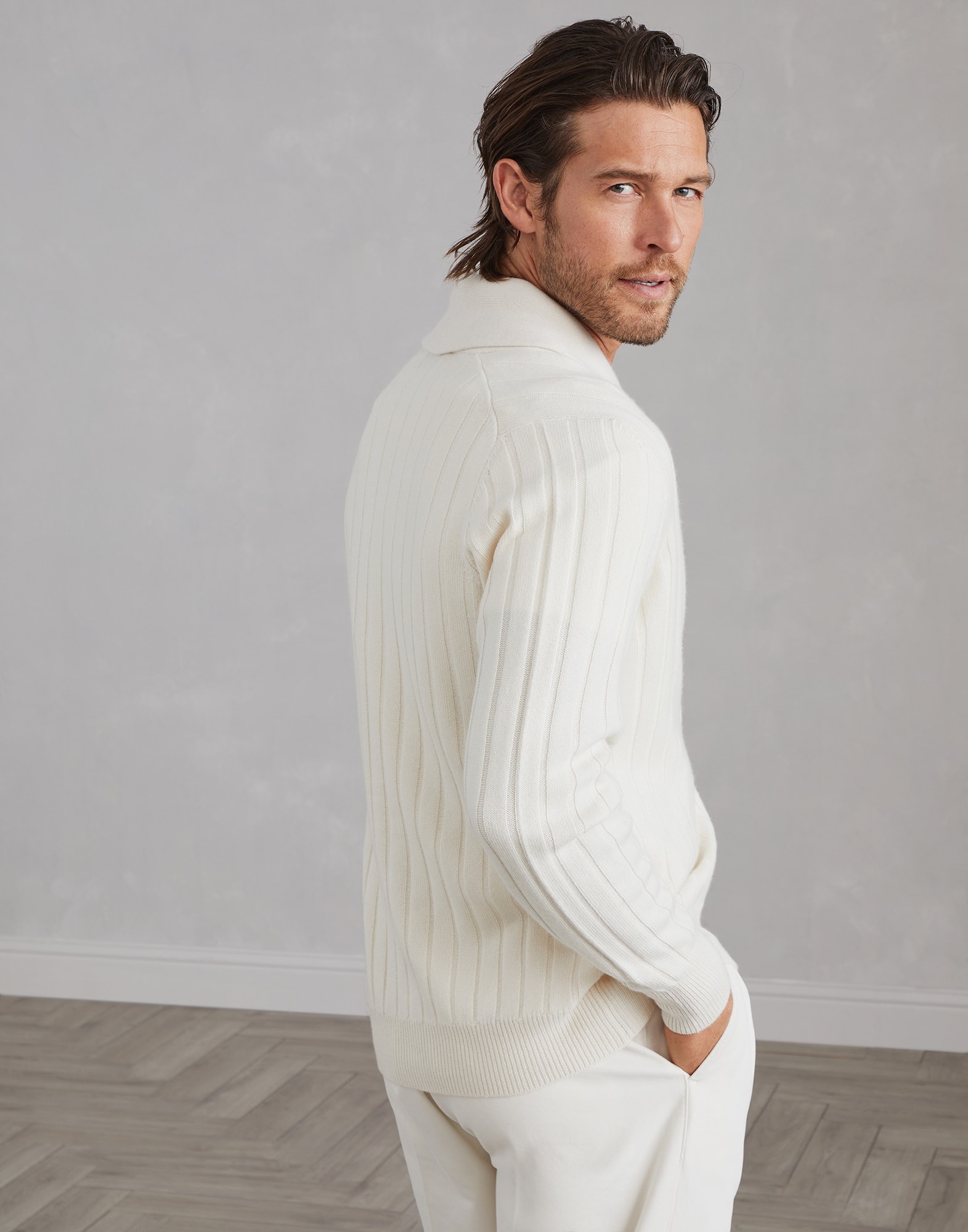 【美品】 カシミヤカーディガン (242M22708106C132) メンズ for トップス