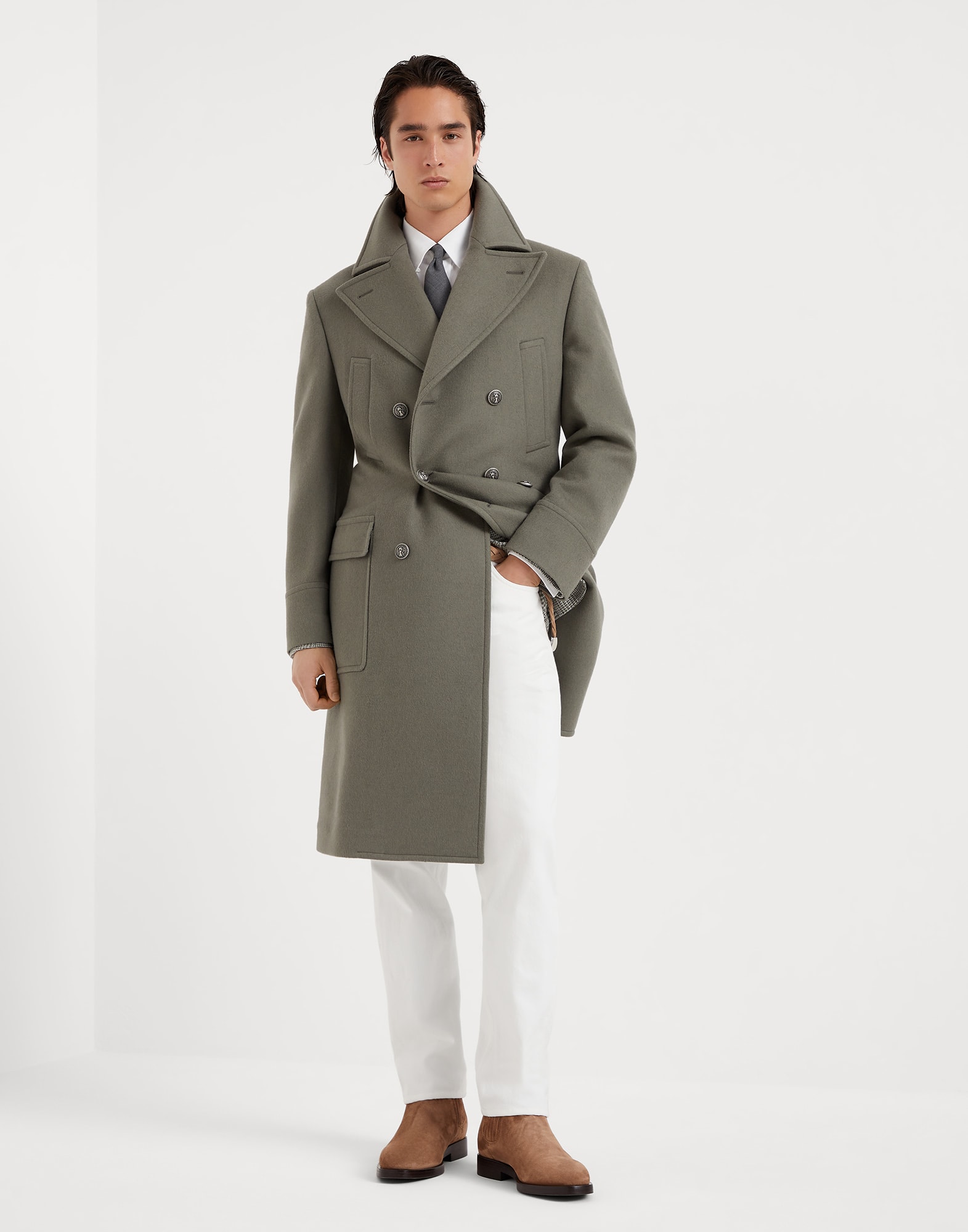 Brunello cucinelli coat sales