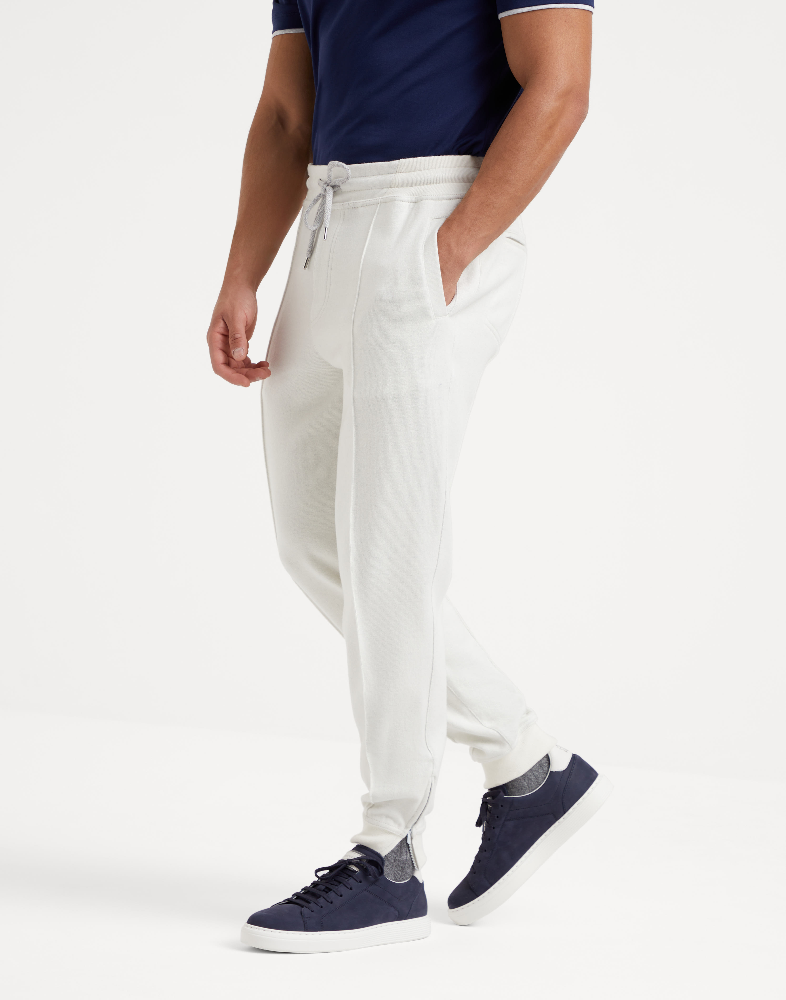 Double cloth trousers