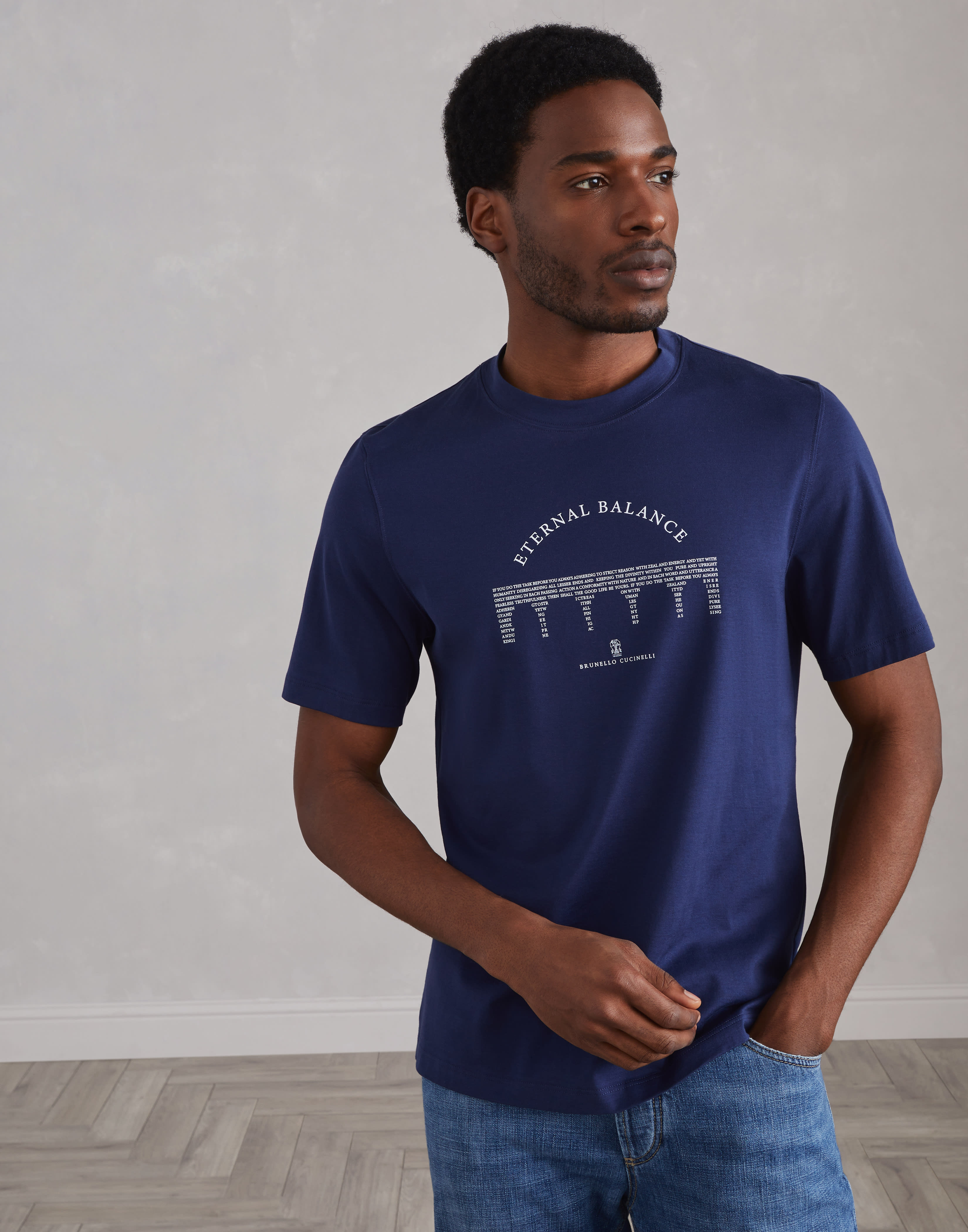 T-Shirt aus Jersey mit Print