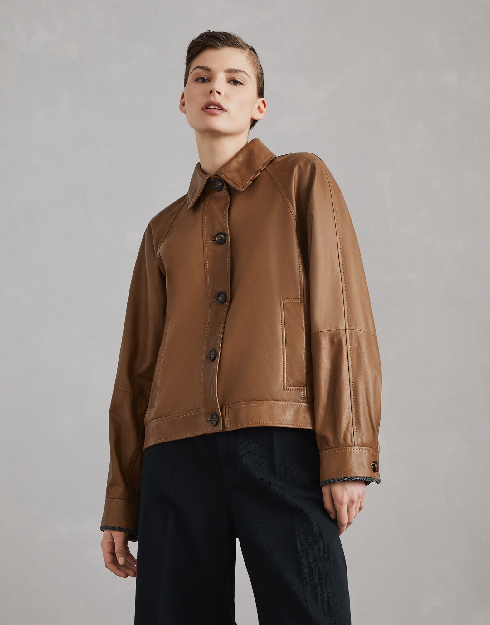Outerwear in nappa