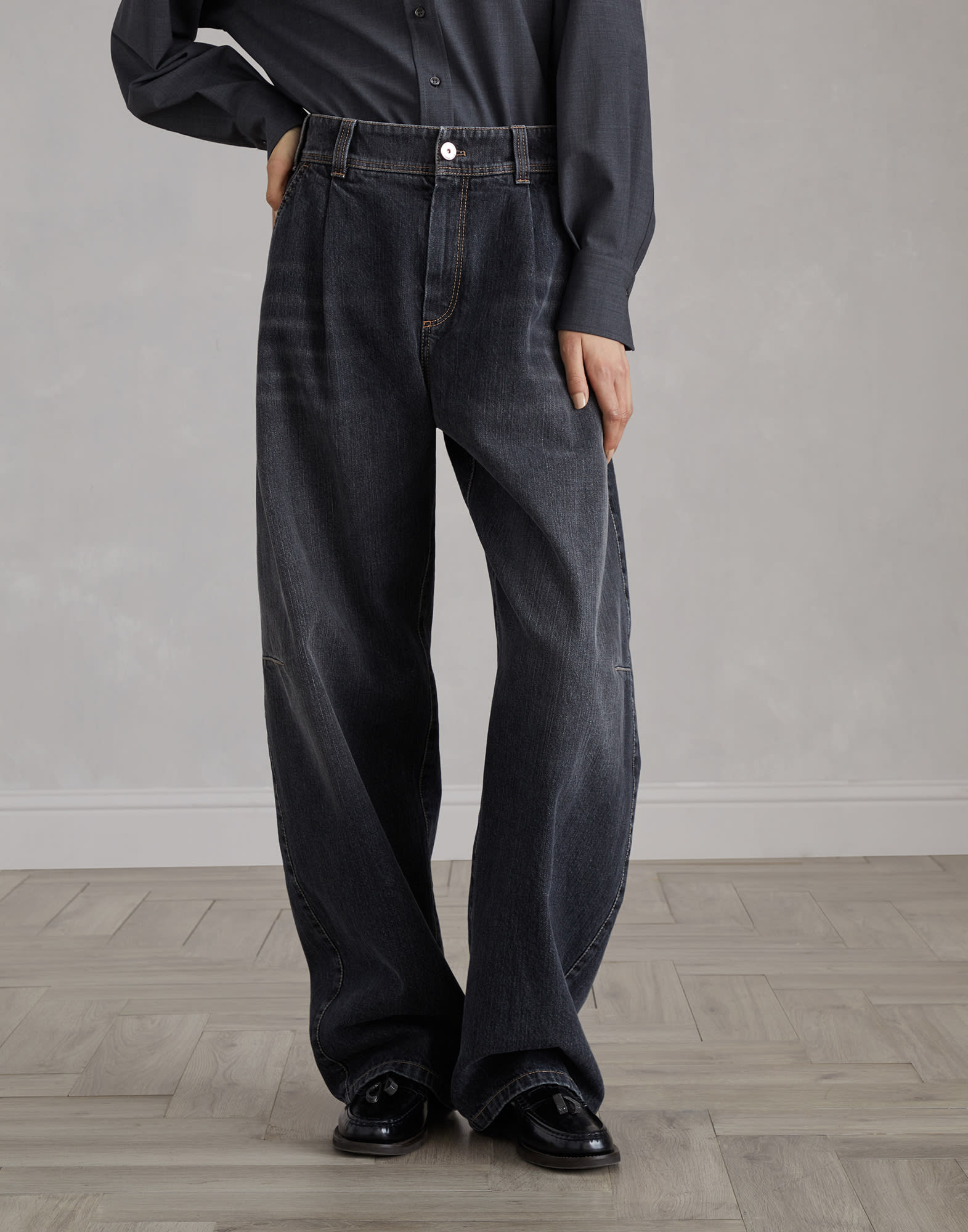 Authentic denim Soft Curved trousers