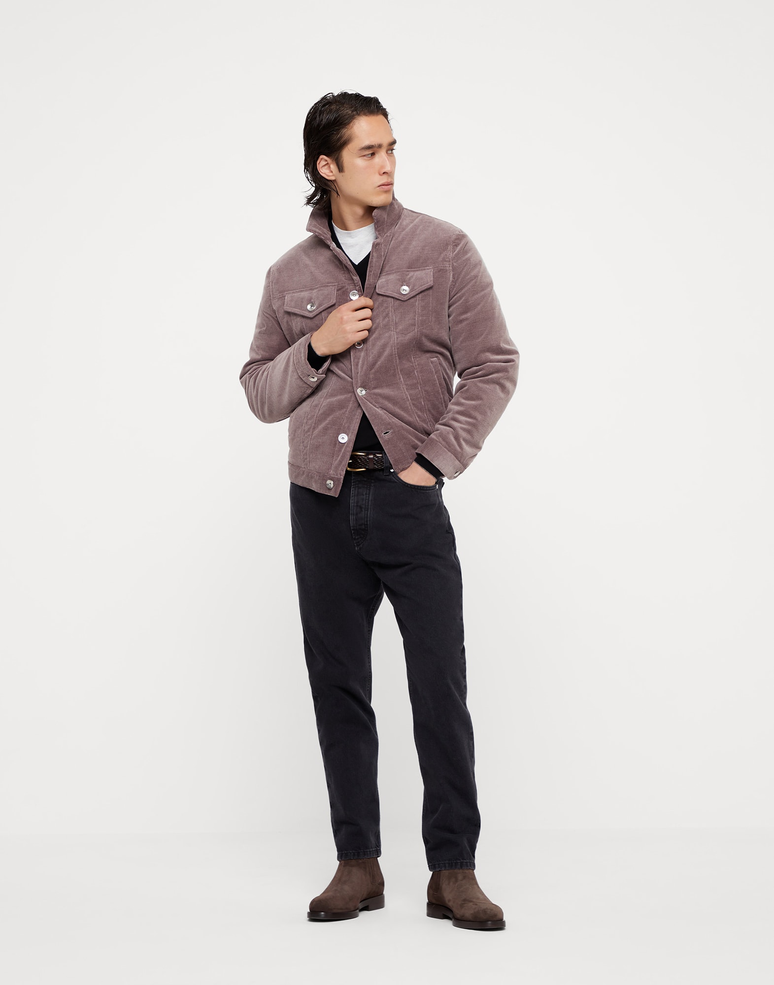 Cashmere Lithe yarn sweater (242M2Q00162CG21710) for Man Cashmere Lithe yarn sweater (242M2Q00162CG21710) for Man