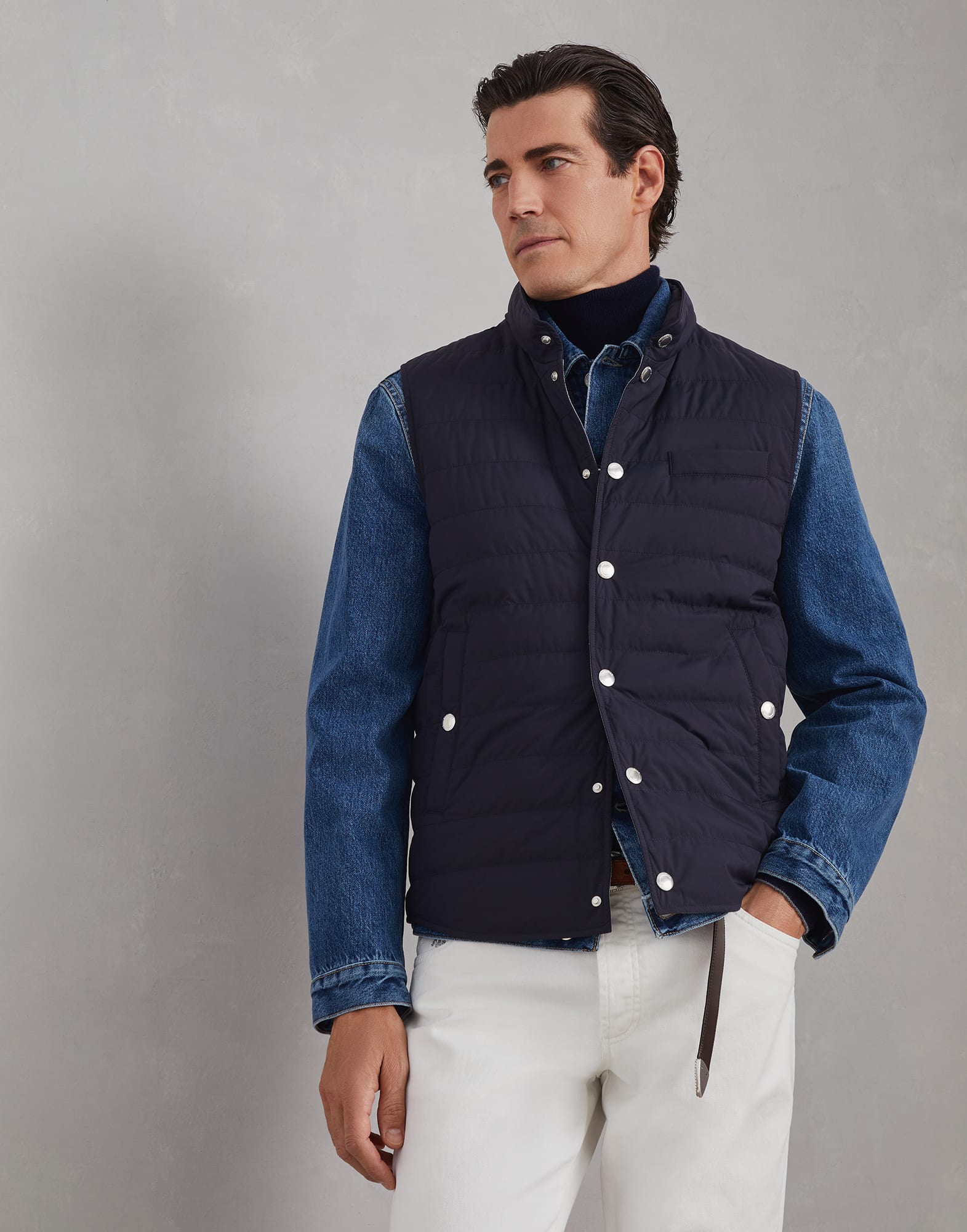 Down vest 242MM4591711YCF693 for Man Brunello Cucinelli