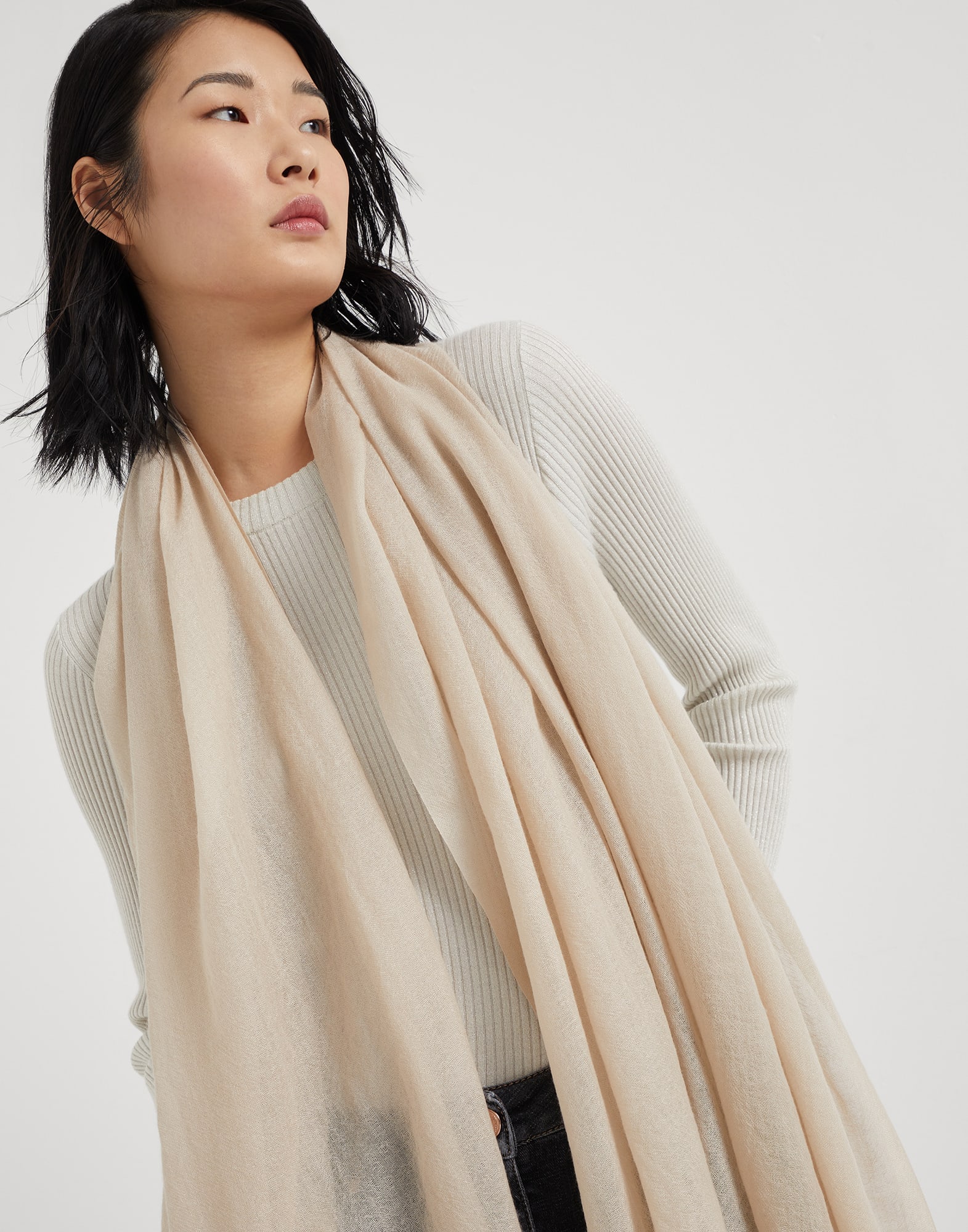 福袋 大丸 カシミヤ＆シルク ストール (242MSC924059C961401) for レディース | Brunello Cucinelli 小物