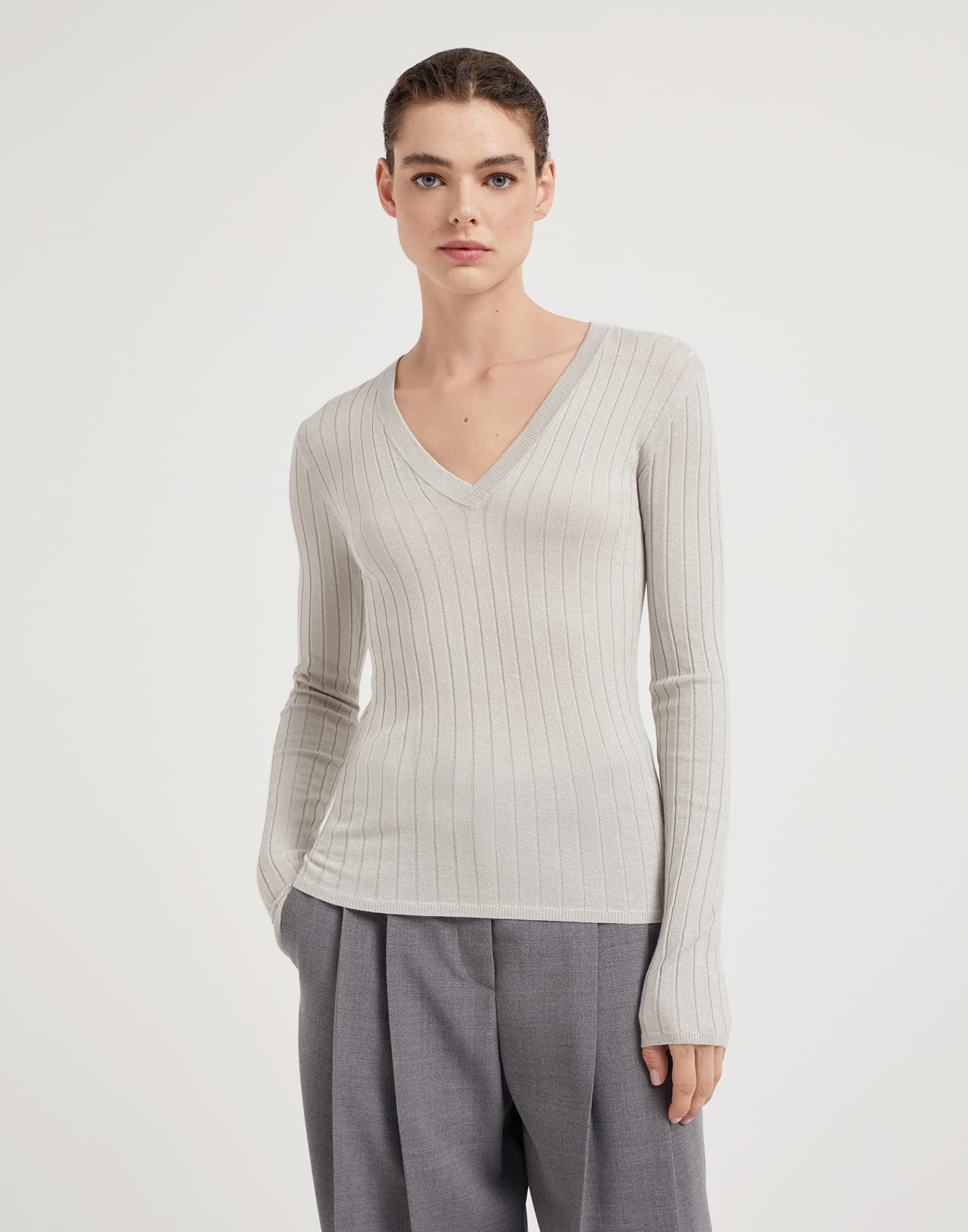 Cashmere and silk Sparkling sweater