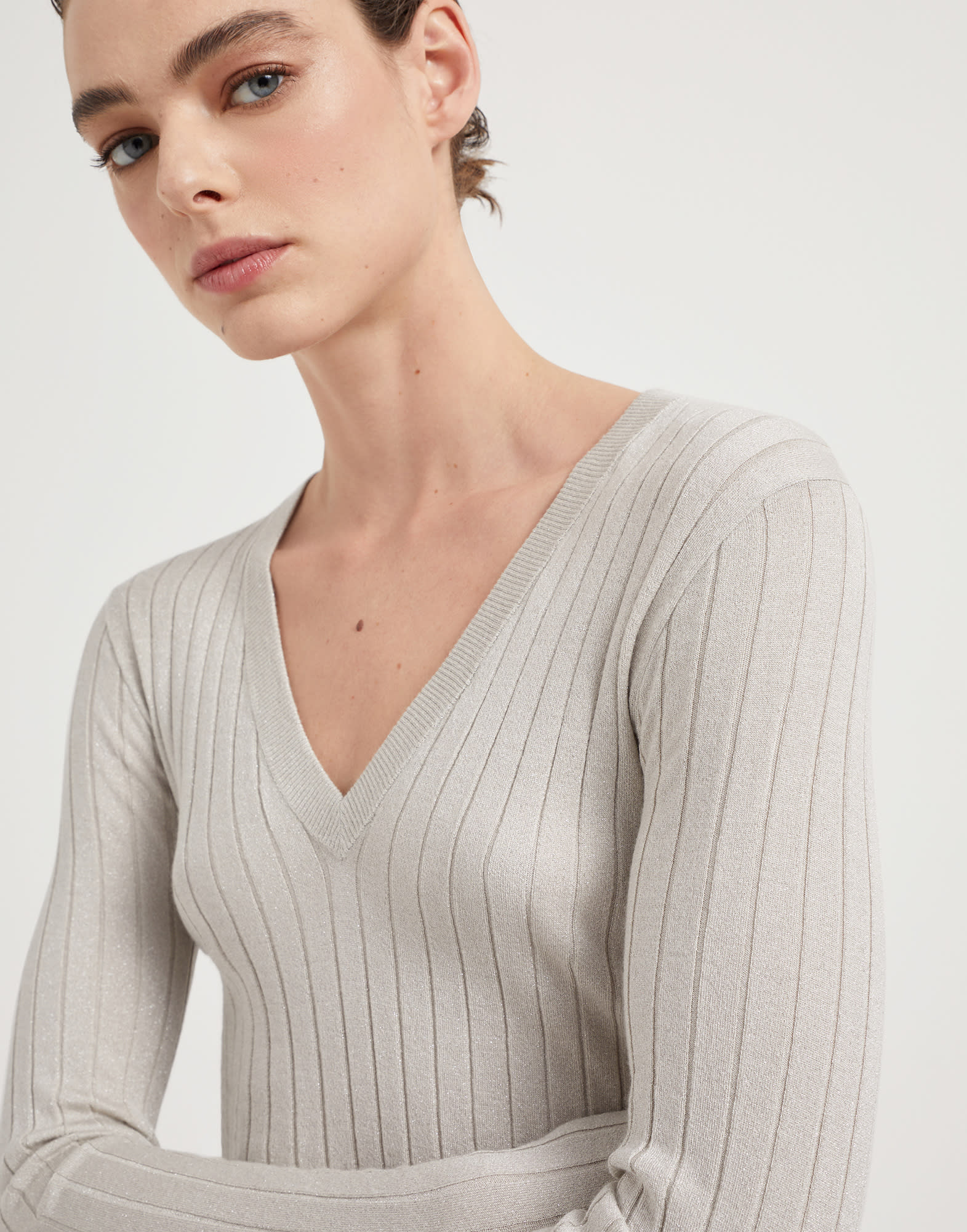 Cashmere and silk Sparkling sweater