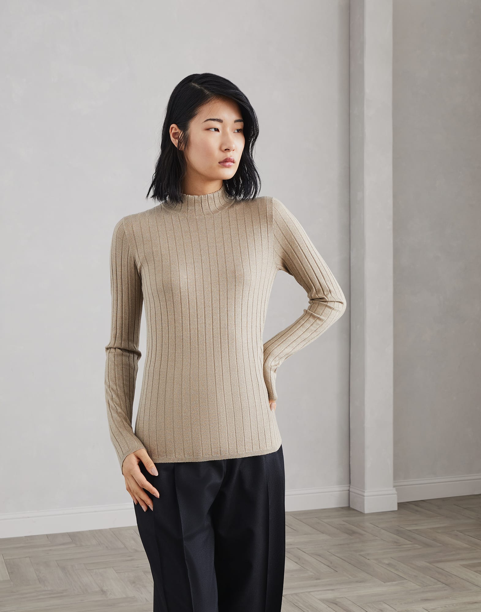 O43☆極美品☆21-22AW☆極上モニーレつきモヘヤセーター ブルネロクチネリ O43☆極美品☆21-22AW☆極上モニーレつきモヘヤセーター ブルネロクチネリ