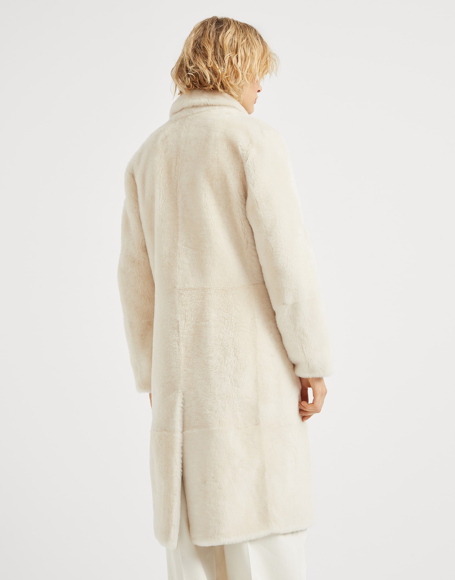 シアリング リバーシブルコート (242MPMRA9739C7872) for レディース | Brunello Cucinelli