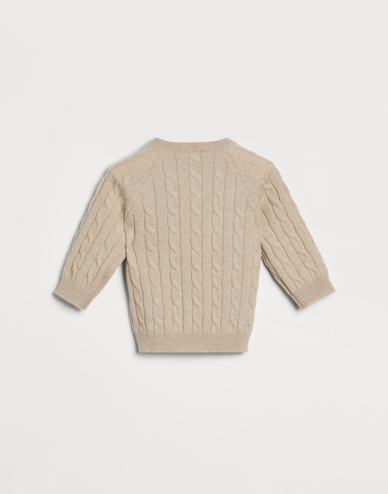 Bernie Baby cable knit sweater 242B22M20400 for Baby Brunello Cucinelli