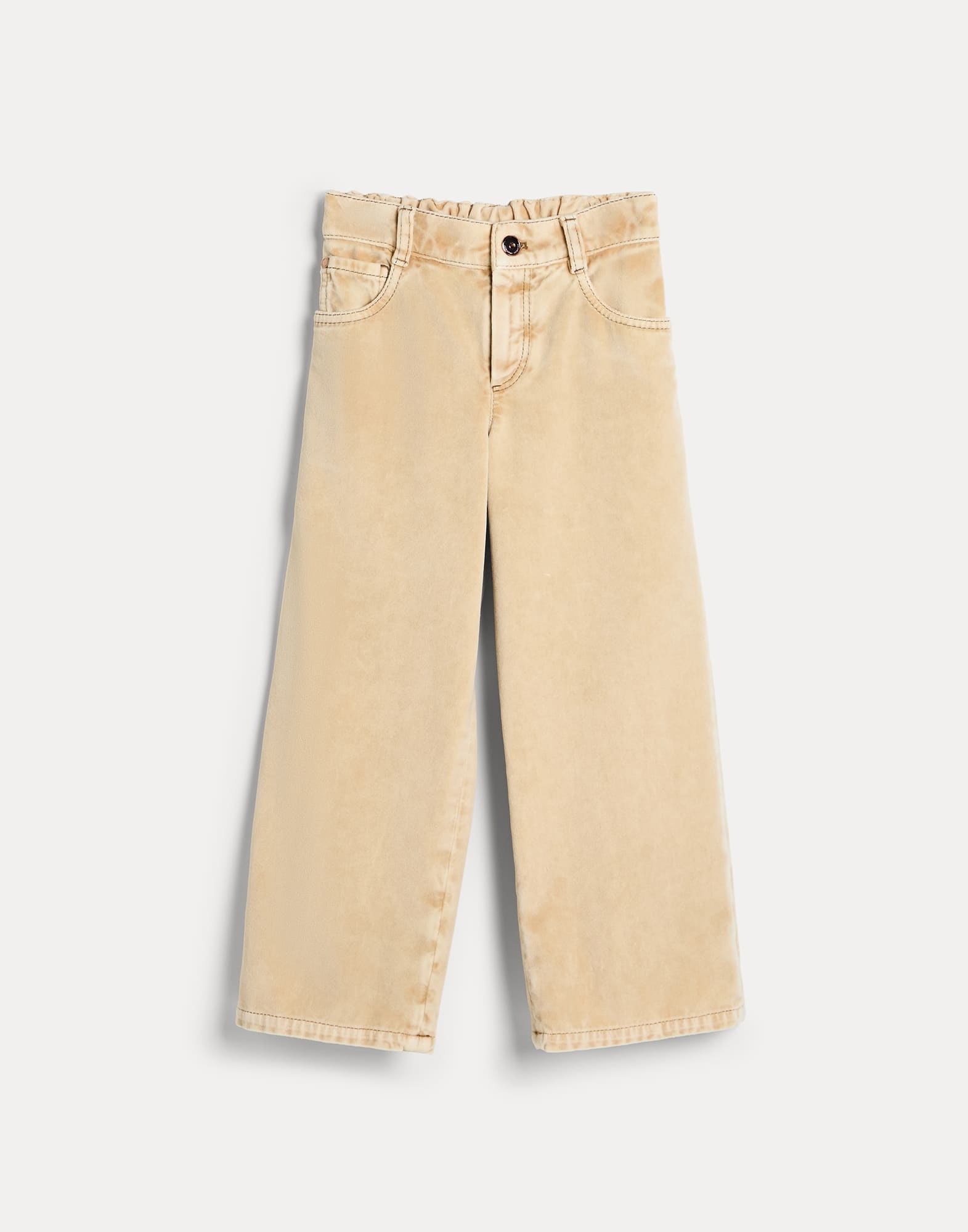 Corduroy A-line trousers