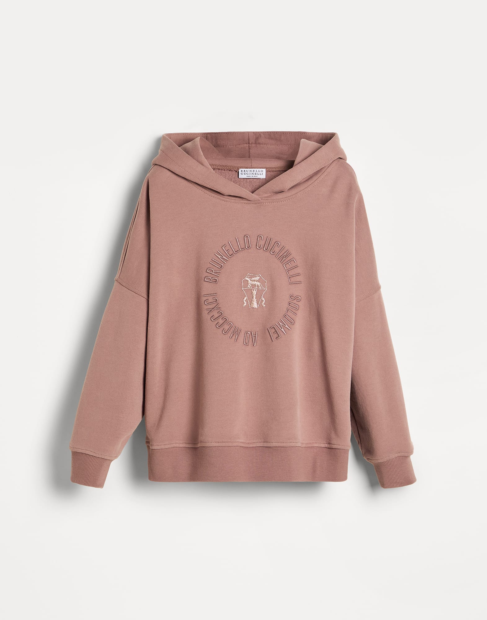 Smooth cotton French terry sweatshirt