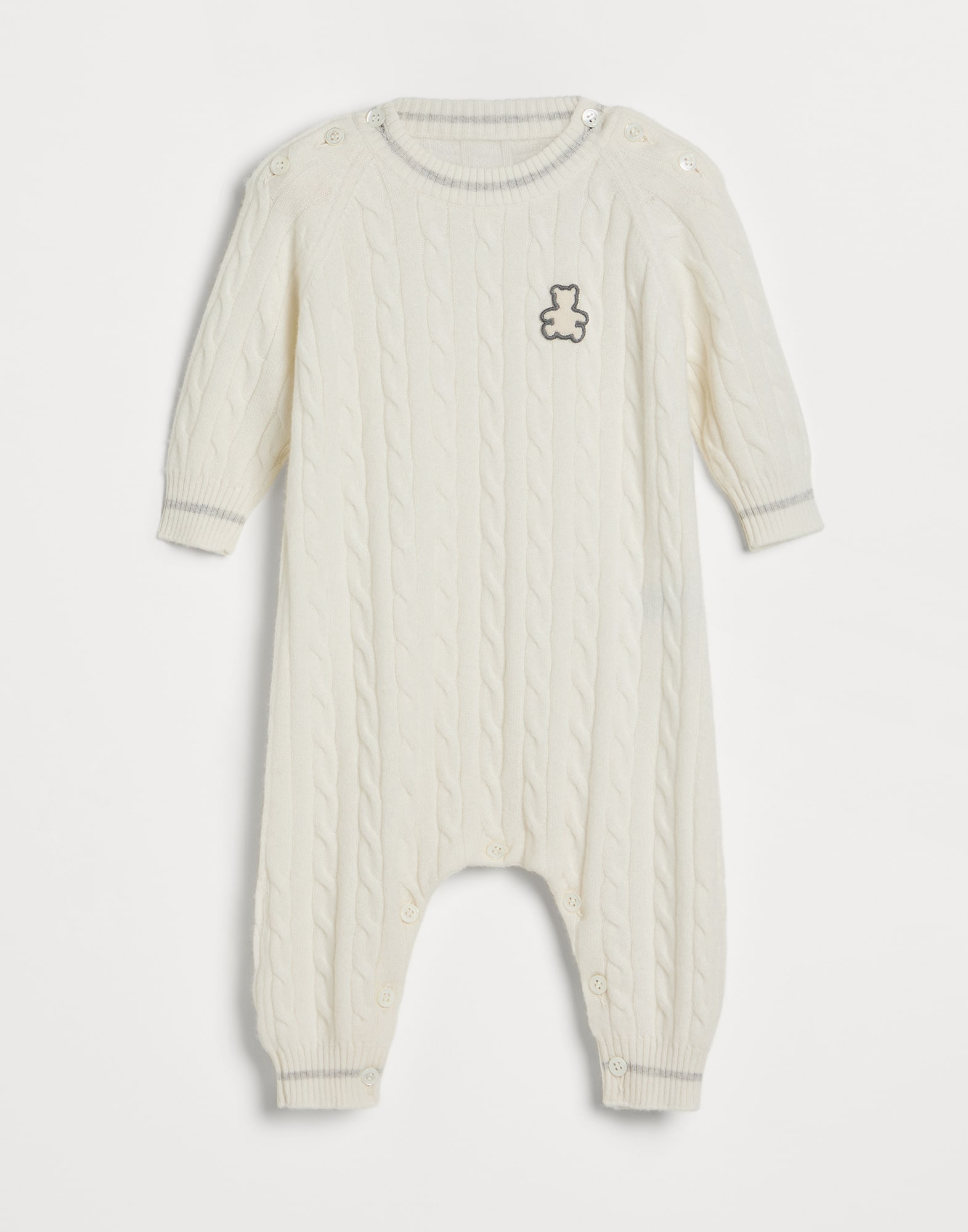 Bernie Baby cable knit coverall
