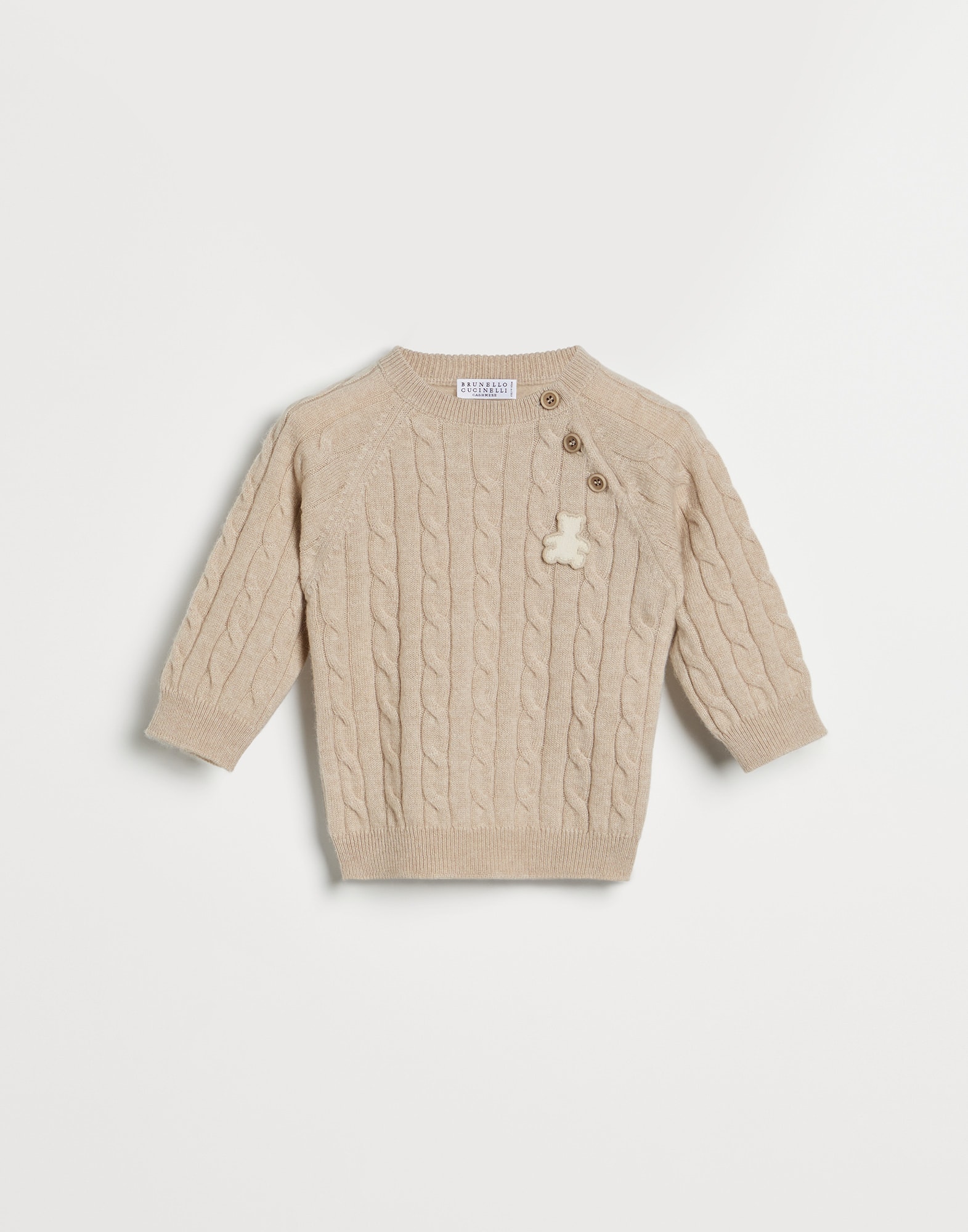 Bernie Baby cable knit sweater