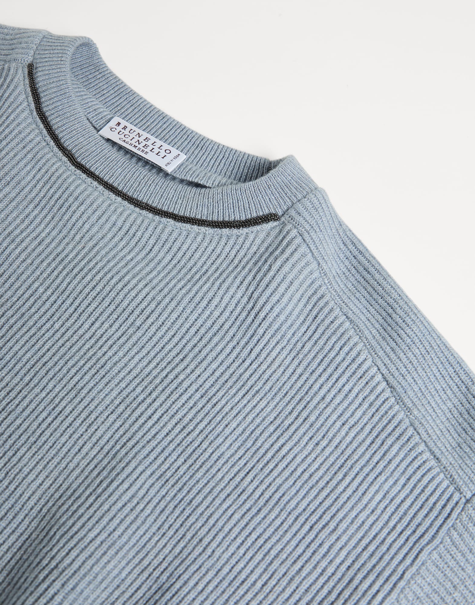 イングリッシュリブ セーター (242B12M16200C960003) for ガールズ | Brunello Cucinelli