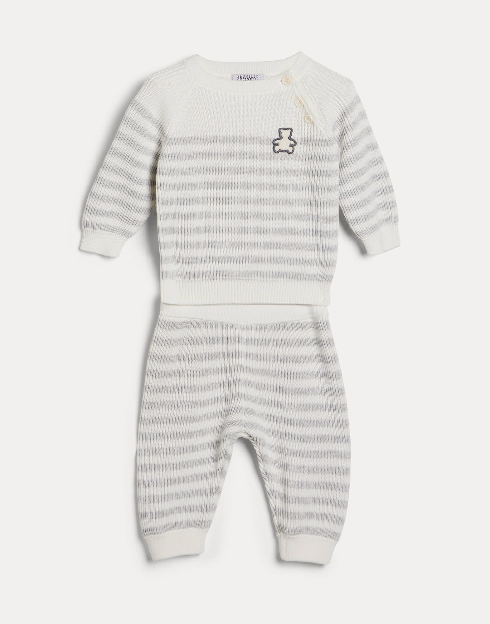 Baby striped coordinated set