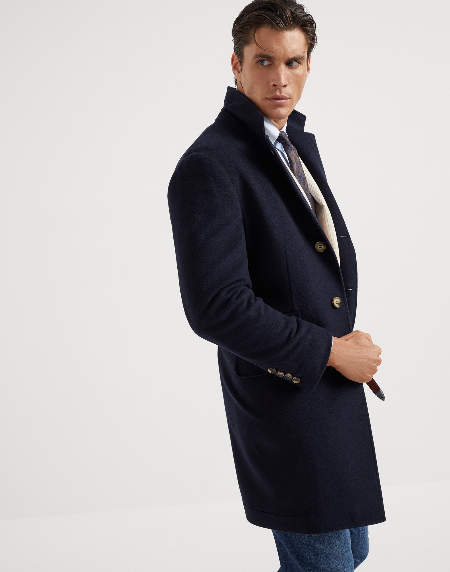 カシミヤコート (242MT4979039C202) for メンズ | Brunello Cucinelli