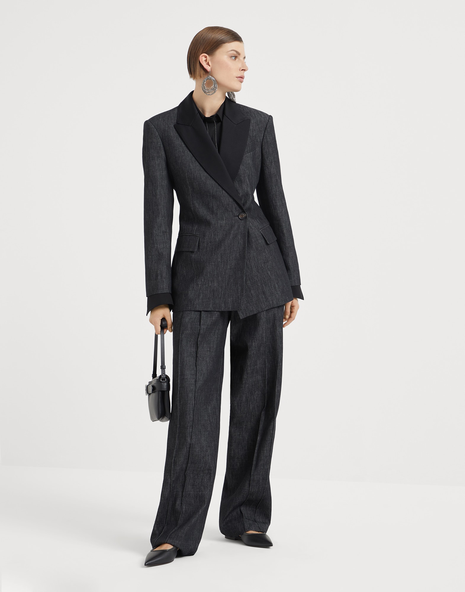 Loose Tuxedo trousers (242MB125P5952C002) for Woman