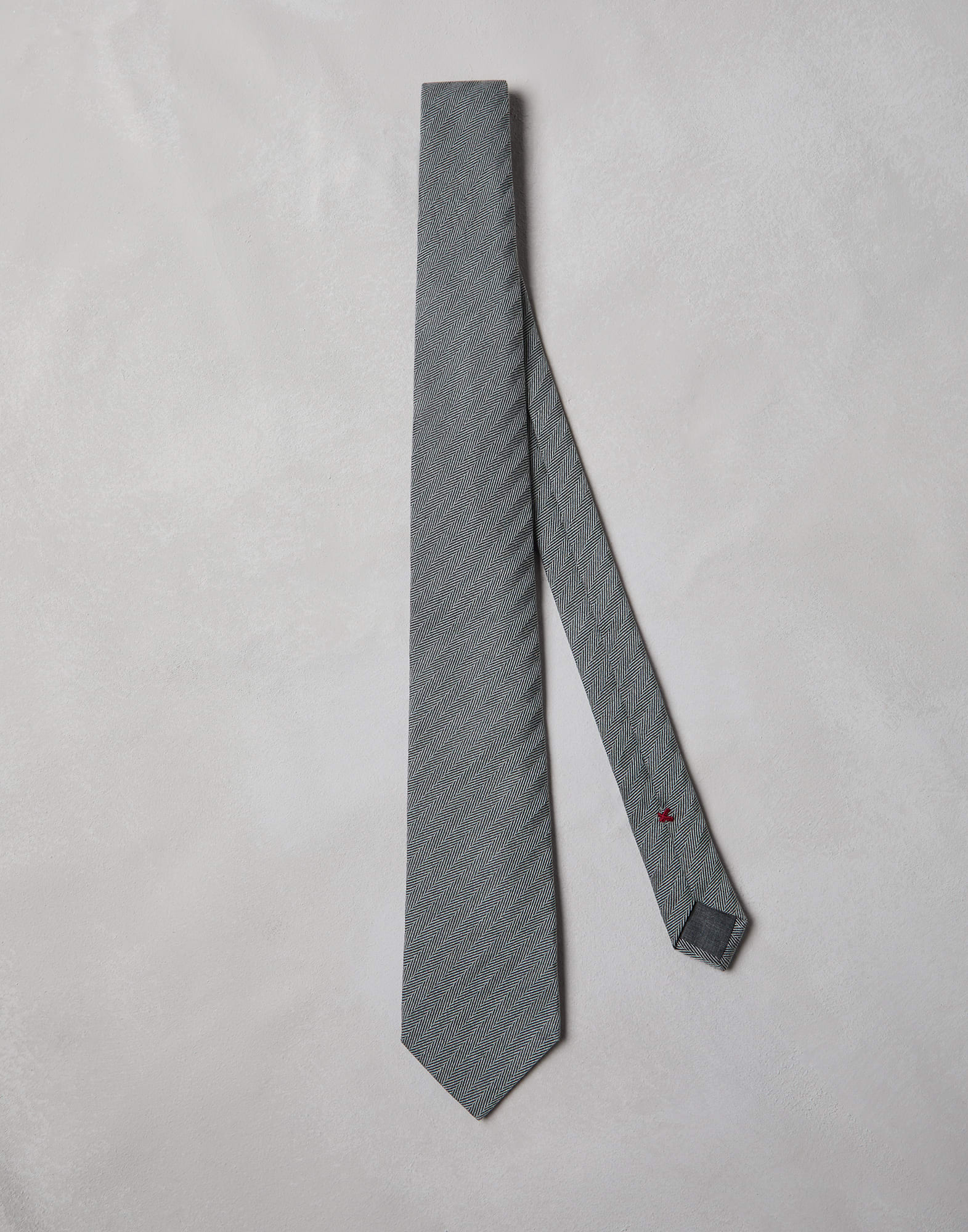 Herringbone necktie