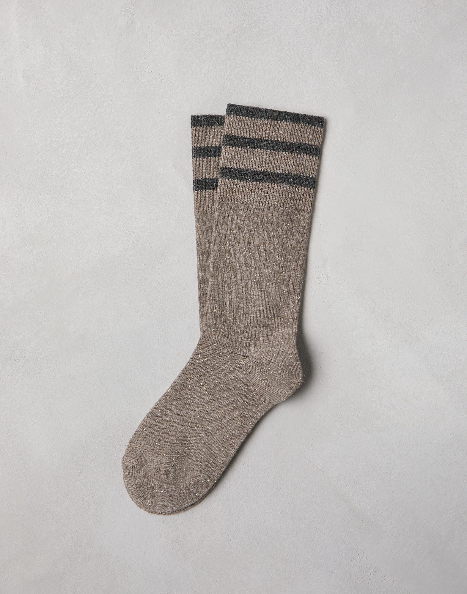 Sparkling knit socks