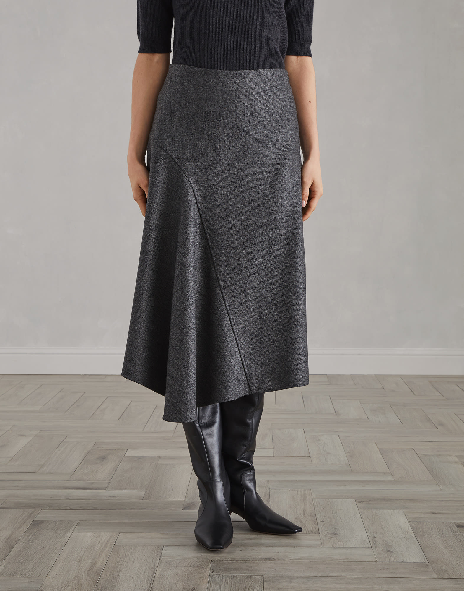 A-line Asymmetric Skirt