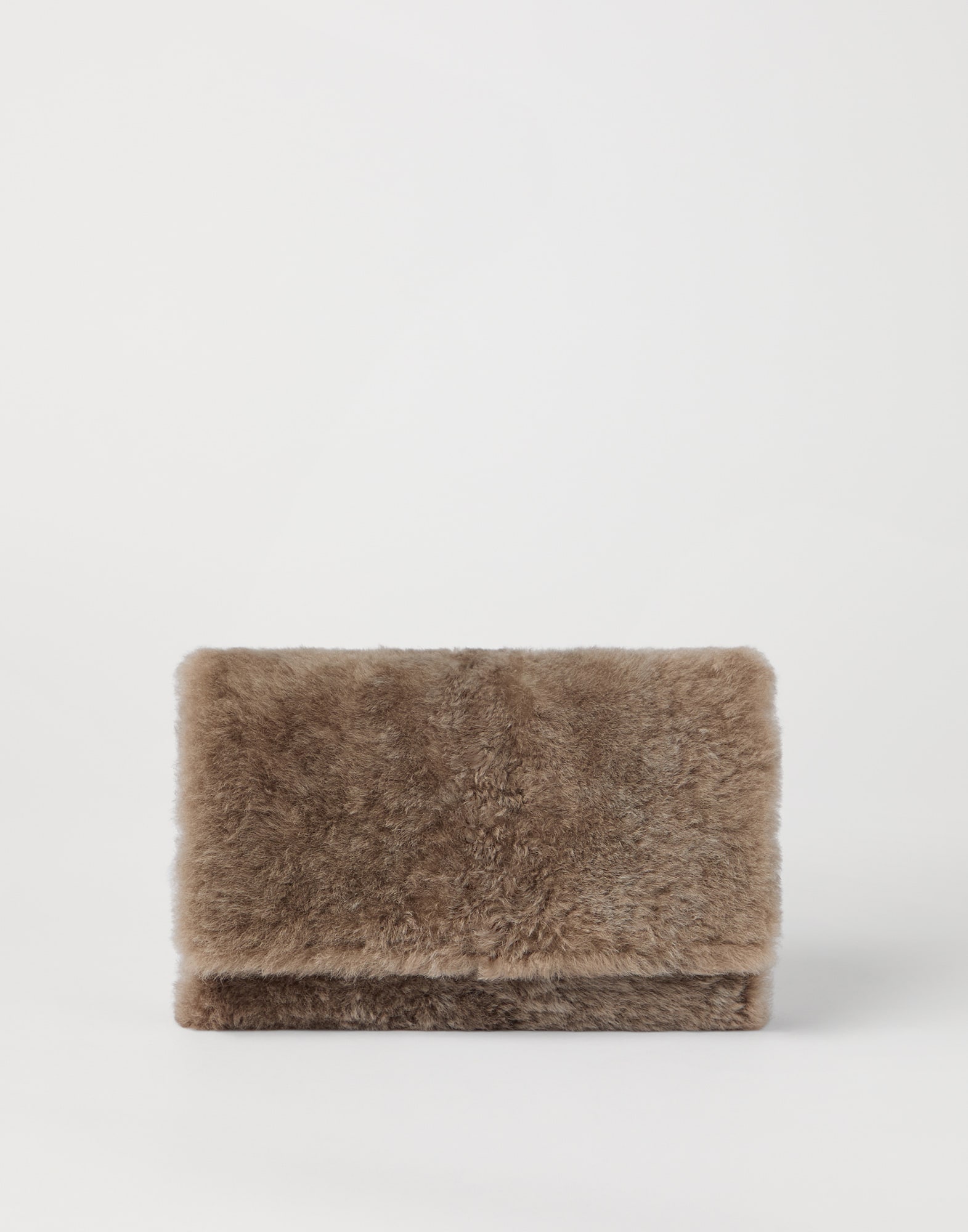 Shearling clutch bag sale