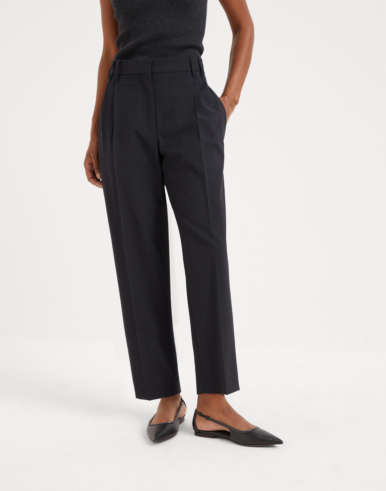 Slouchy trousers