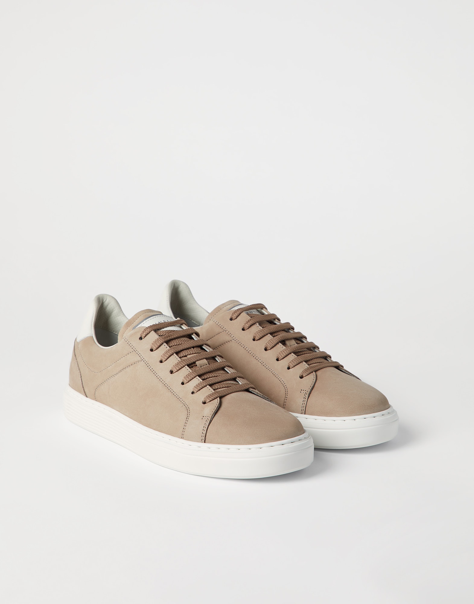 Nubuck calfskin sneakers 242MZUDBTJ264CES19 for Man Brunello Cucinelli