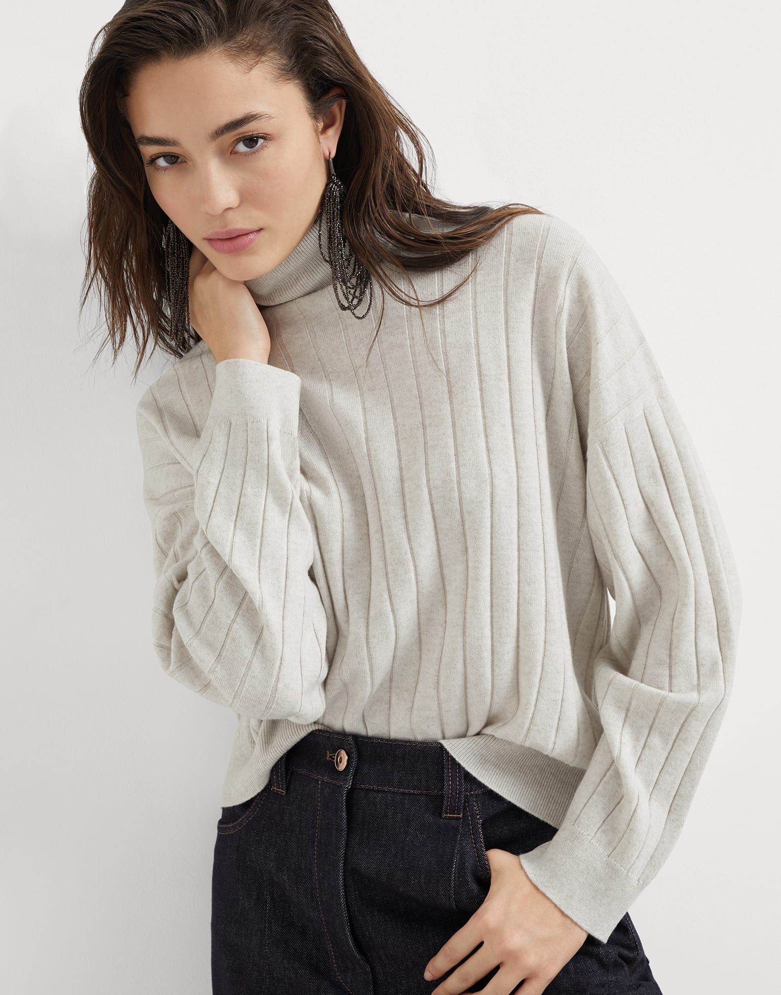 2025年新作アイテムが続々登場 Turtleneck sweater for (242M12193403C961008) monili with トップス
