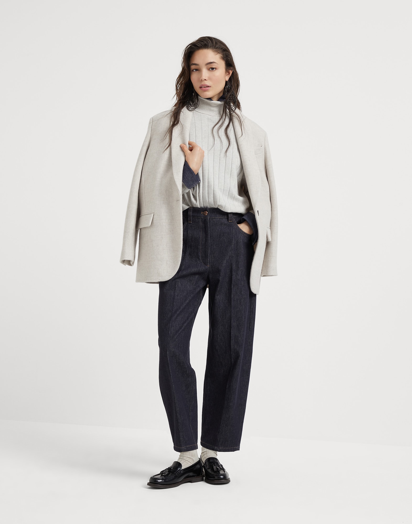 Turtleneck sweater with monili (242M12193403C961008) for