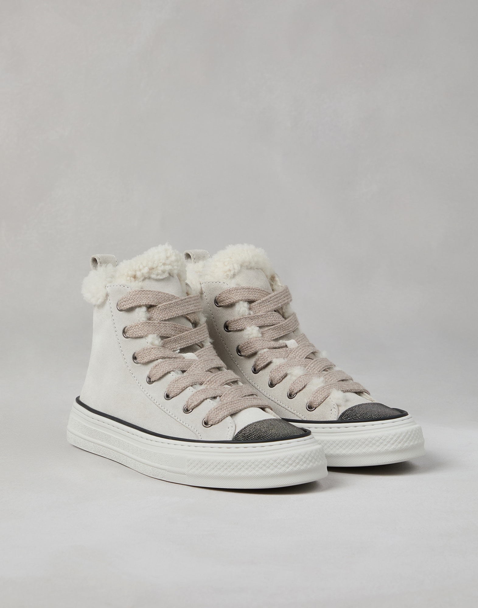 Suede sneakers