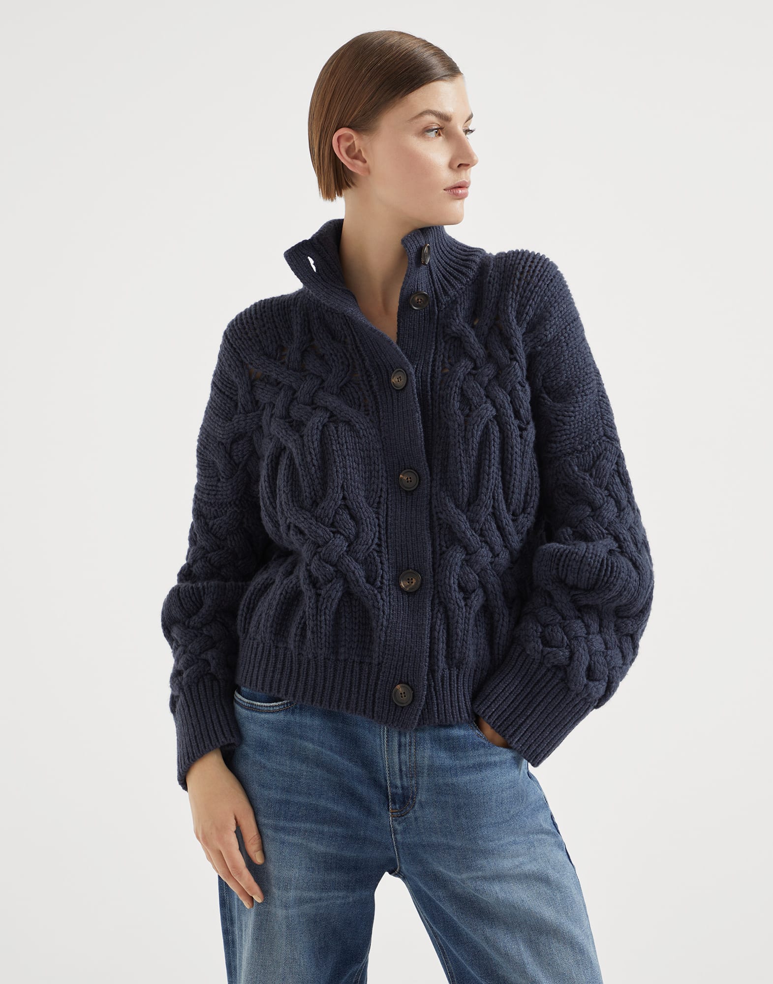 Brunello cucinelli cashmere cardigan clearance