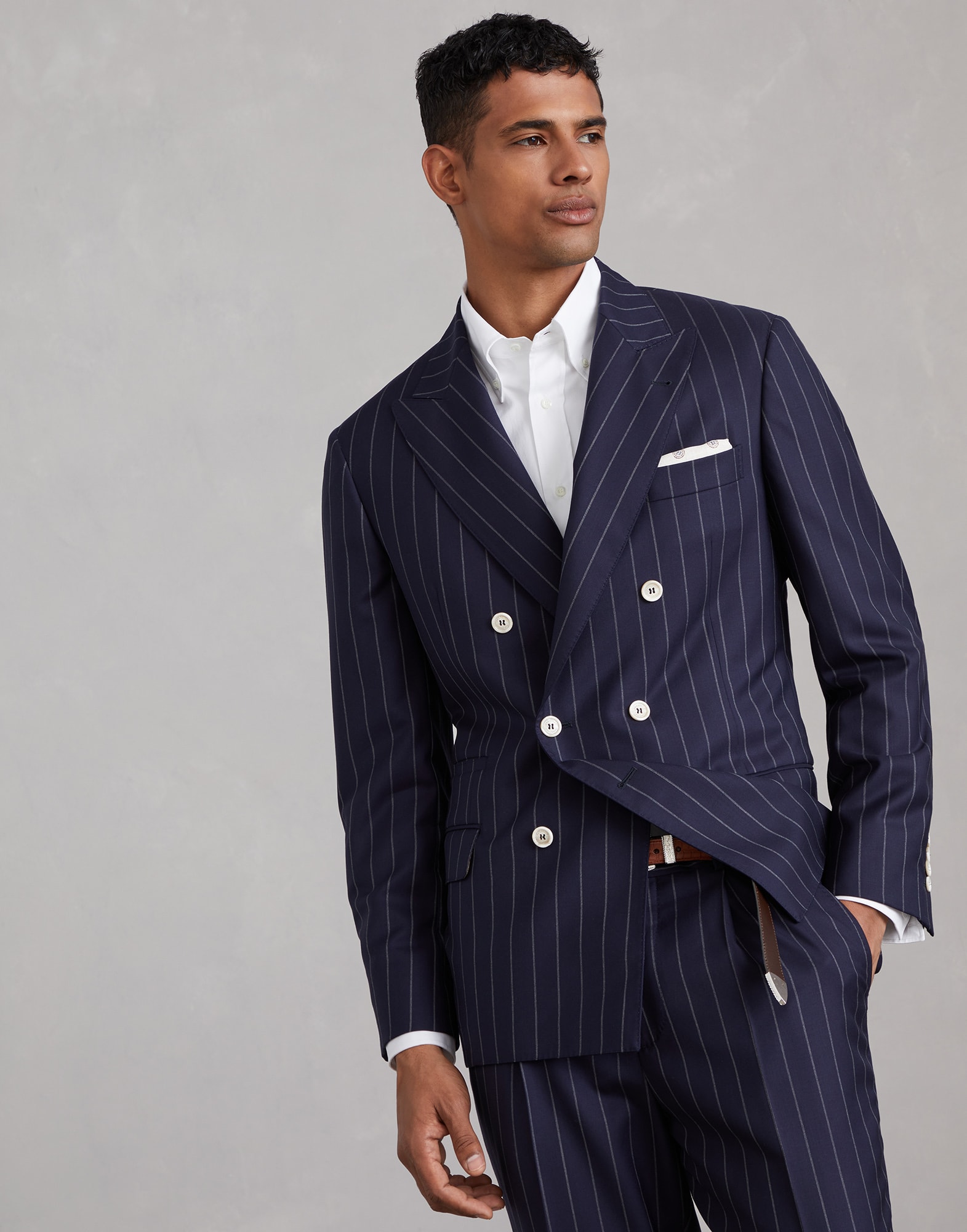 Chalk stripe blazer