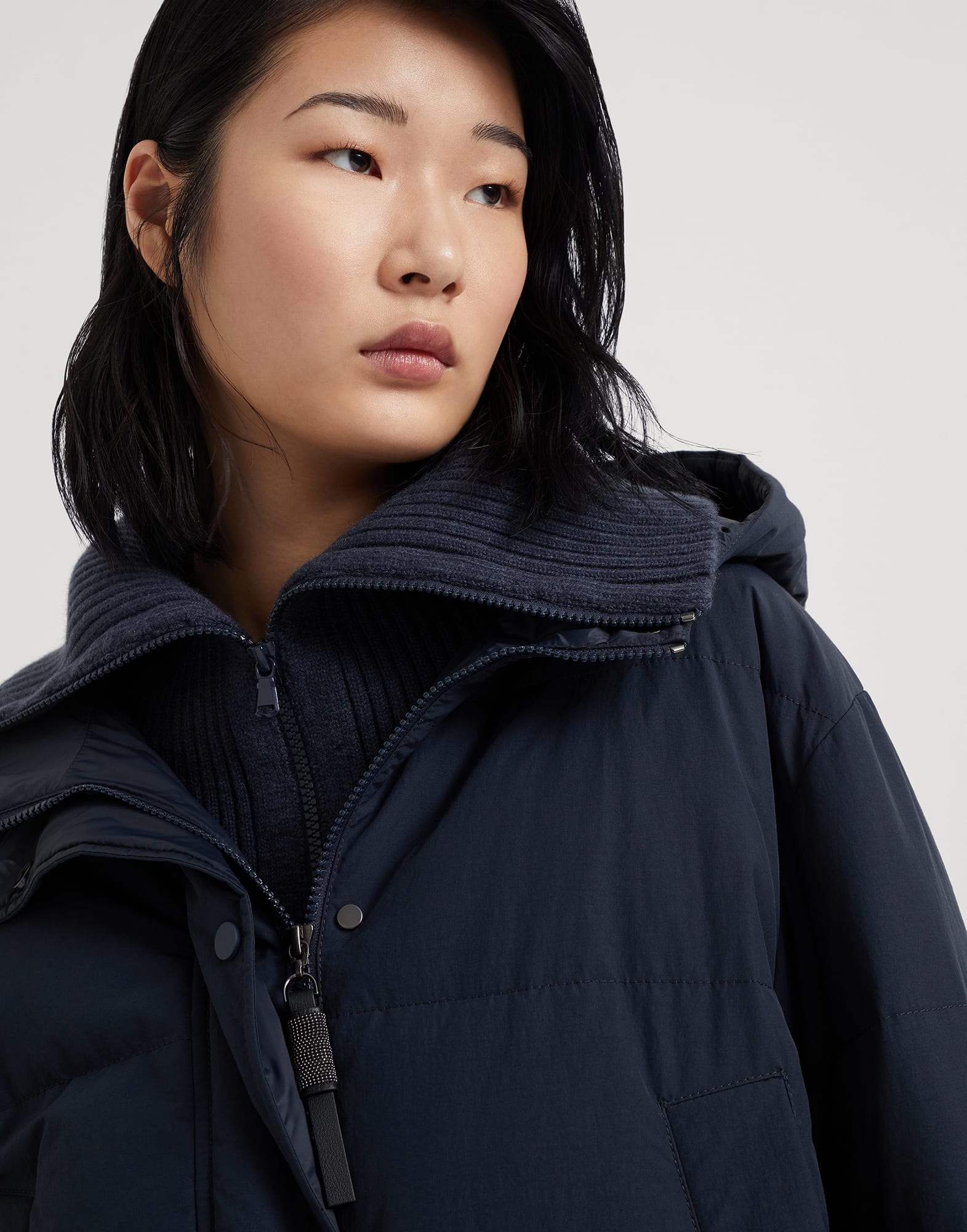 Cotton down jacket (242MD5997921C1780) for Woman | Brunello