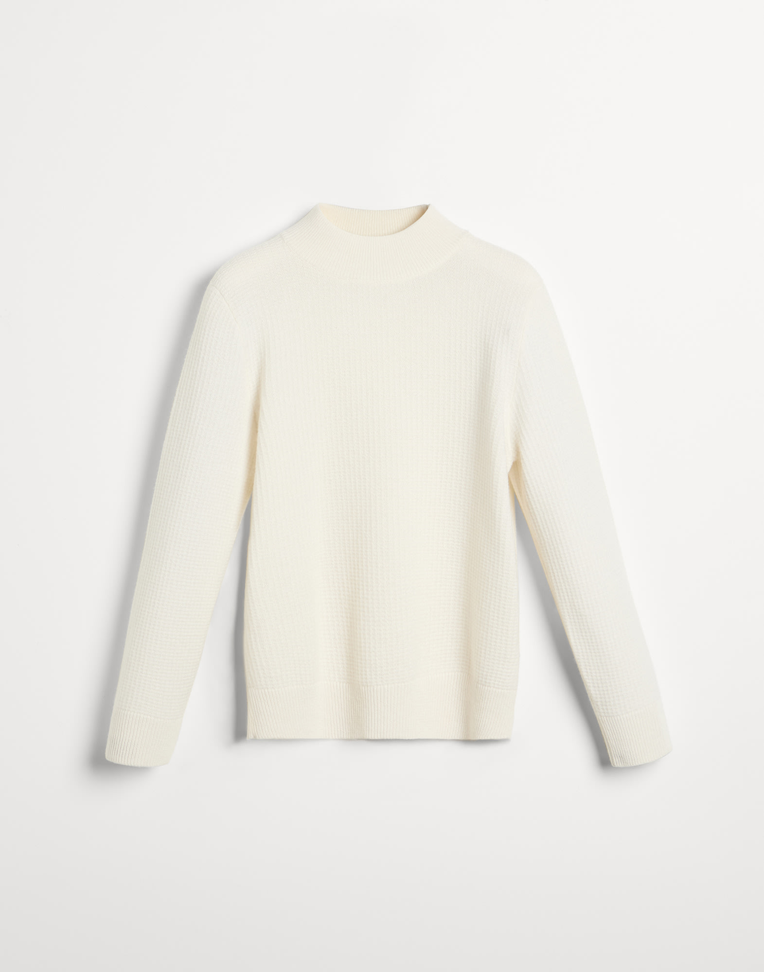 White mock turtleneck sweater outlet