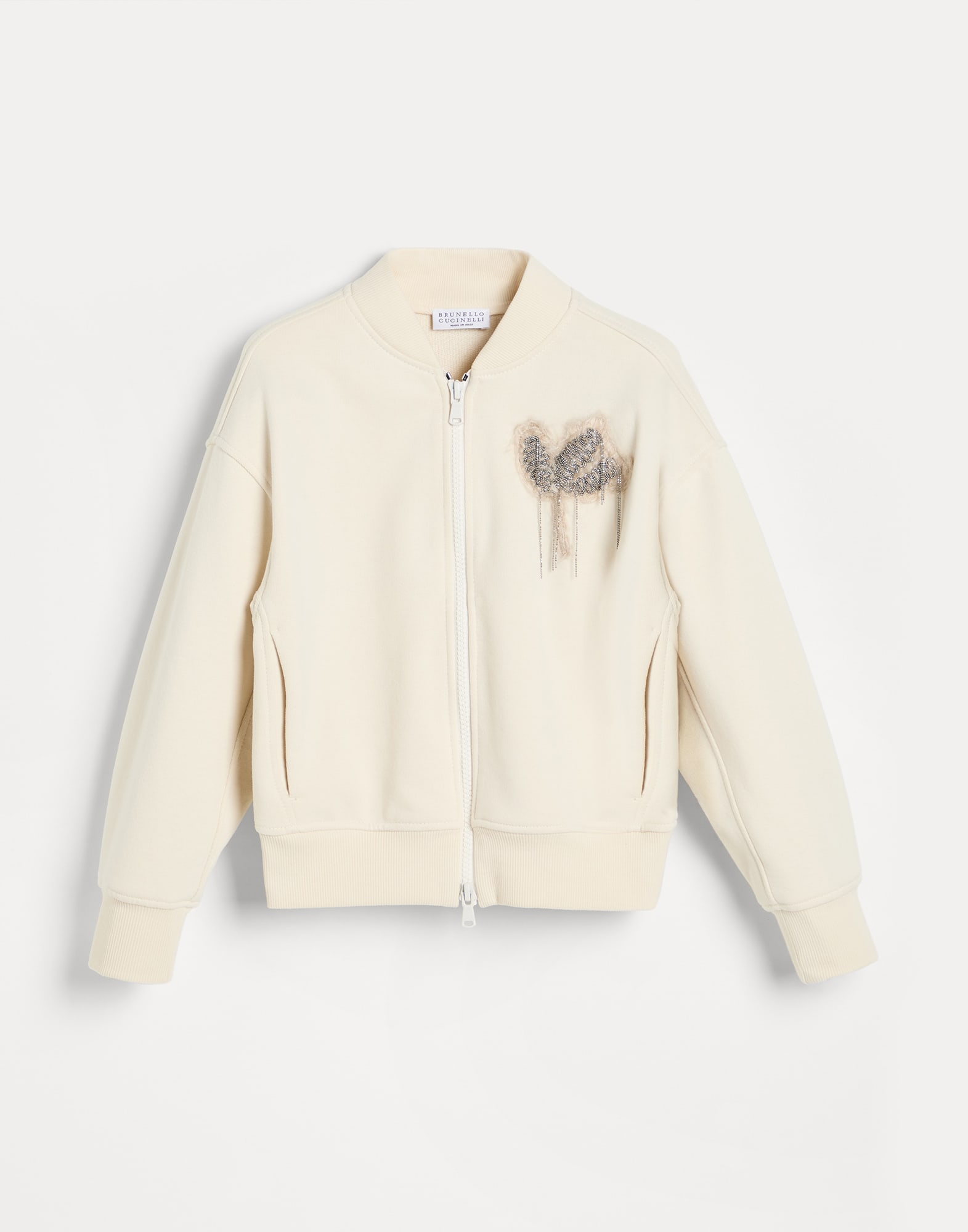 Bomber style sweatshirt