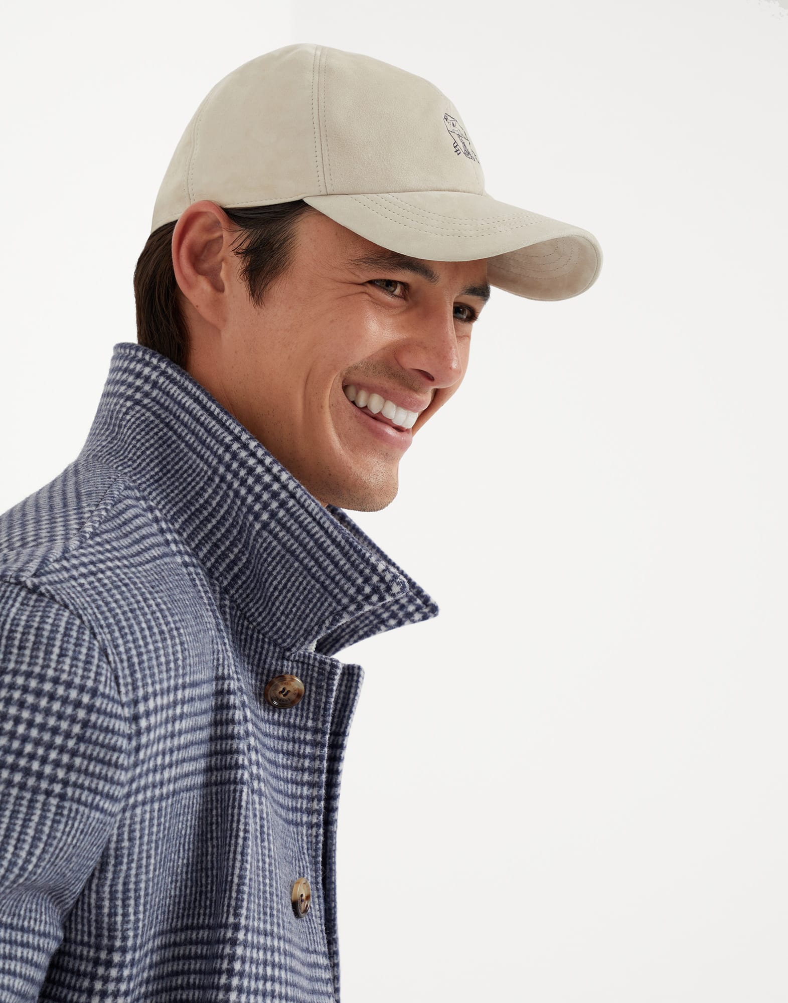 Suede baseball cap (242MPCMI9978CRX34) for Man | Brunello