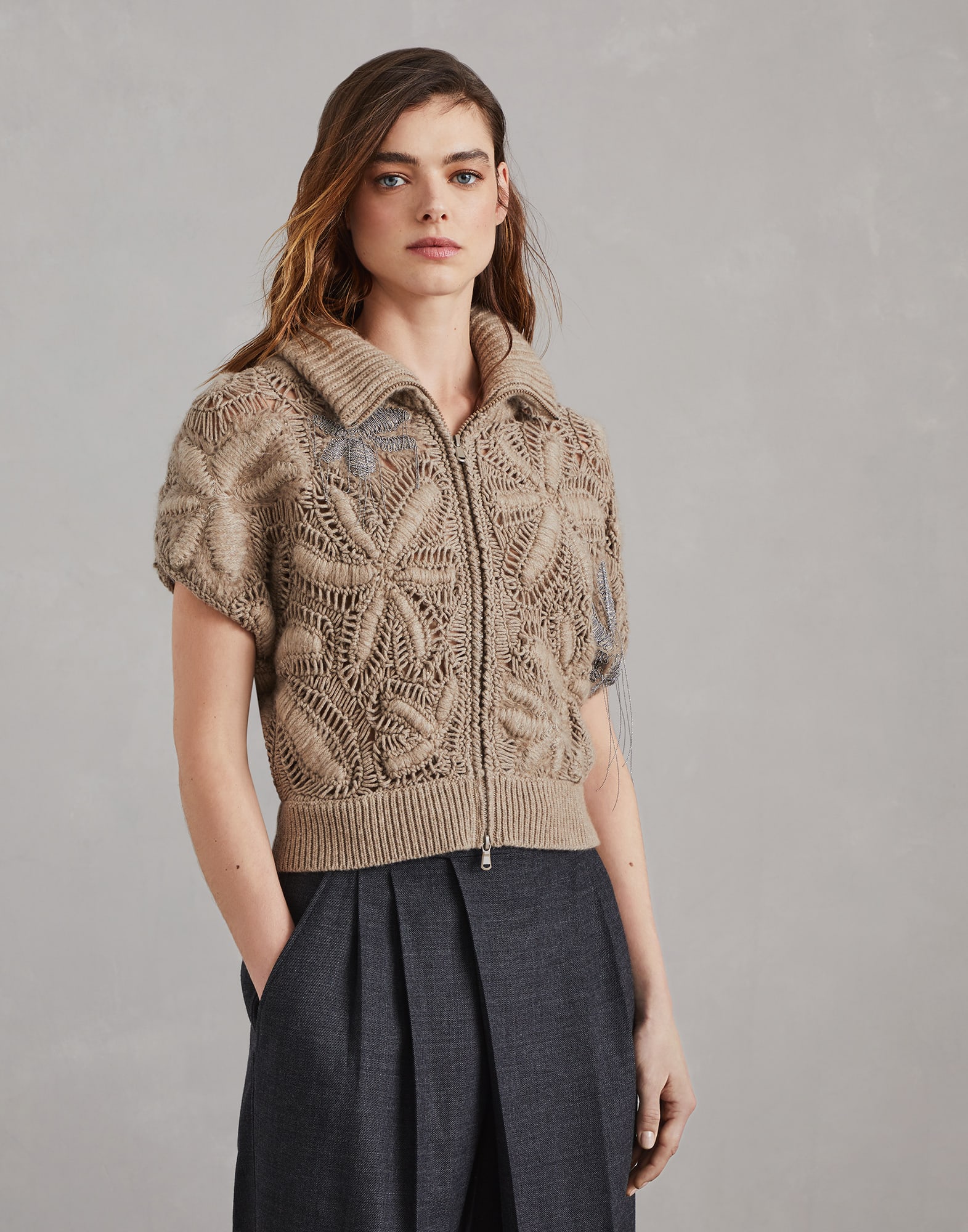 適当な価格 Woman for (242M52617906C077) cardigan OPERA | Cucinelli Brunello トップス