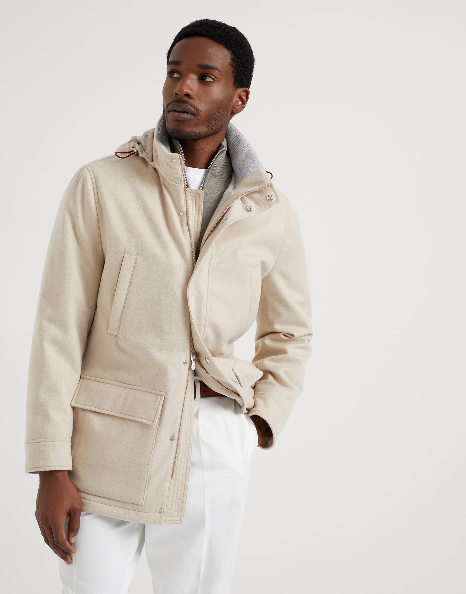 Detachable hood parka discount