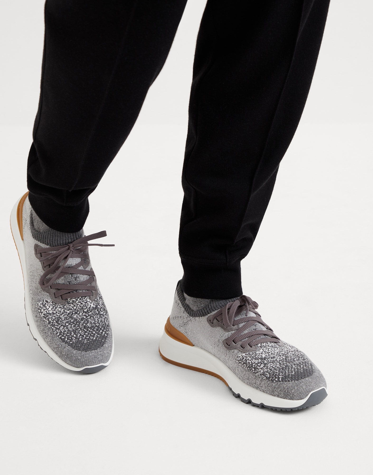 Knit runners (242MZUKISO250CI312) for Man | Brunello Cucinelli