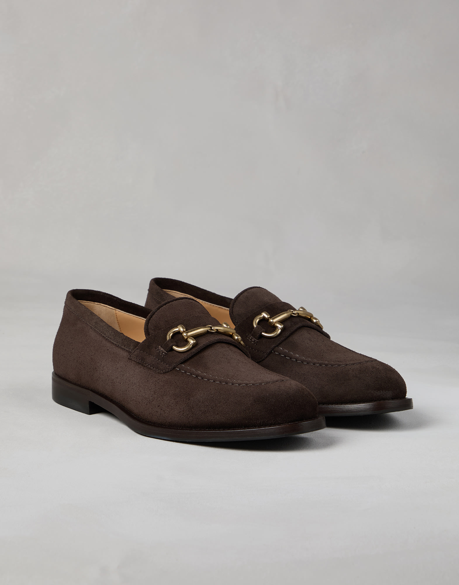 Suede loafers