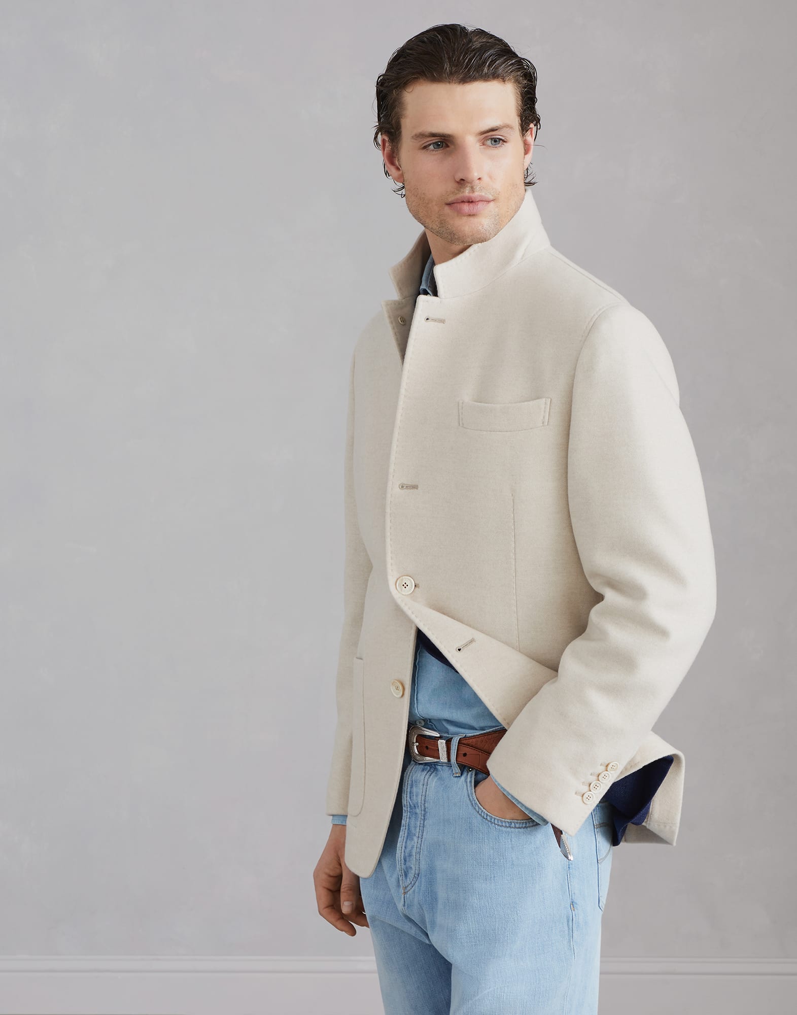 Blazer-style outerwear (242MT4976265C05807) for Man | Brunello