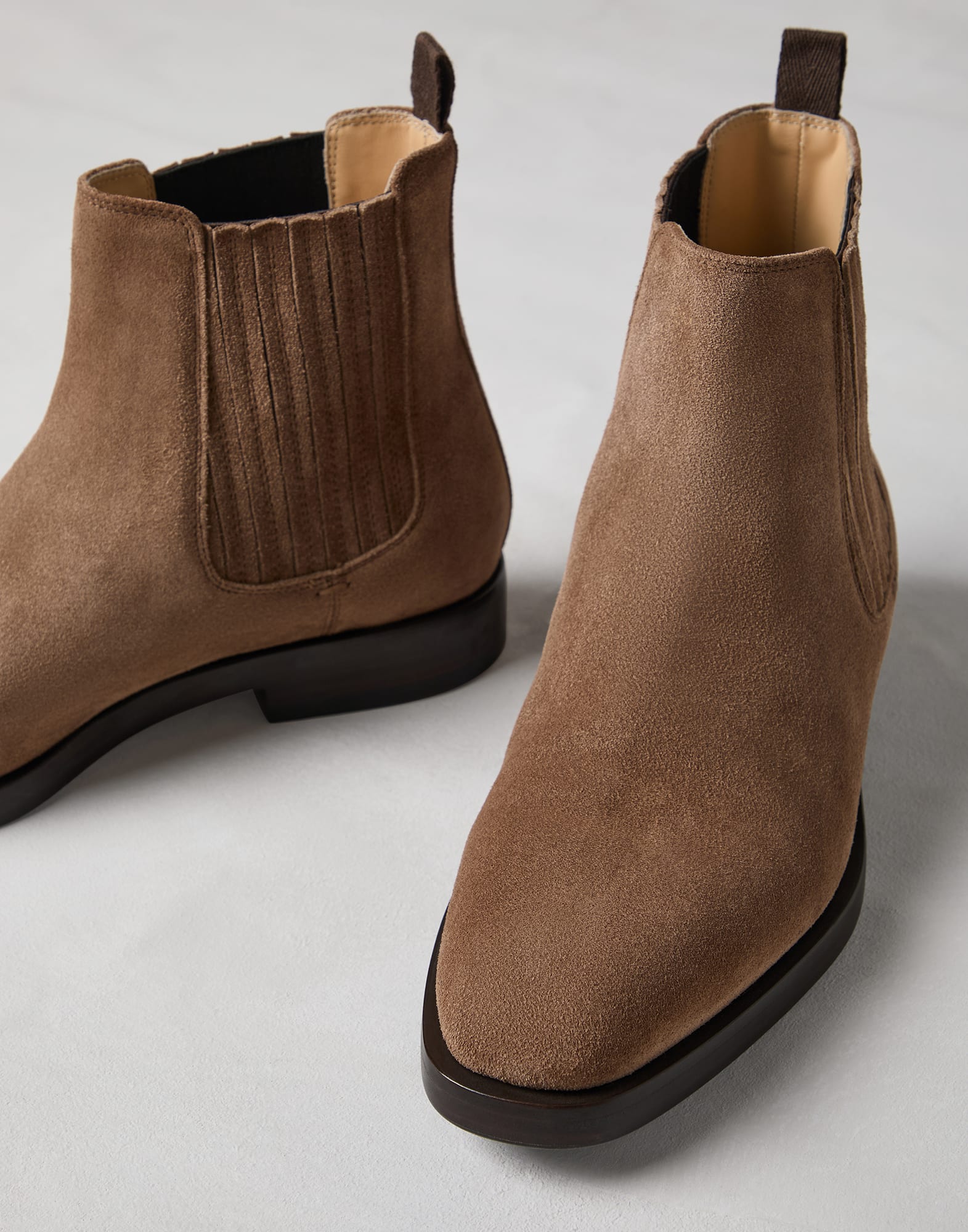 Suede Chelsea boots