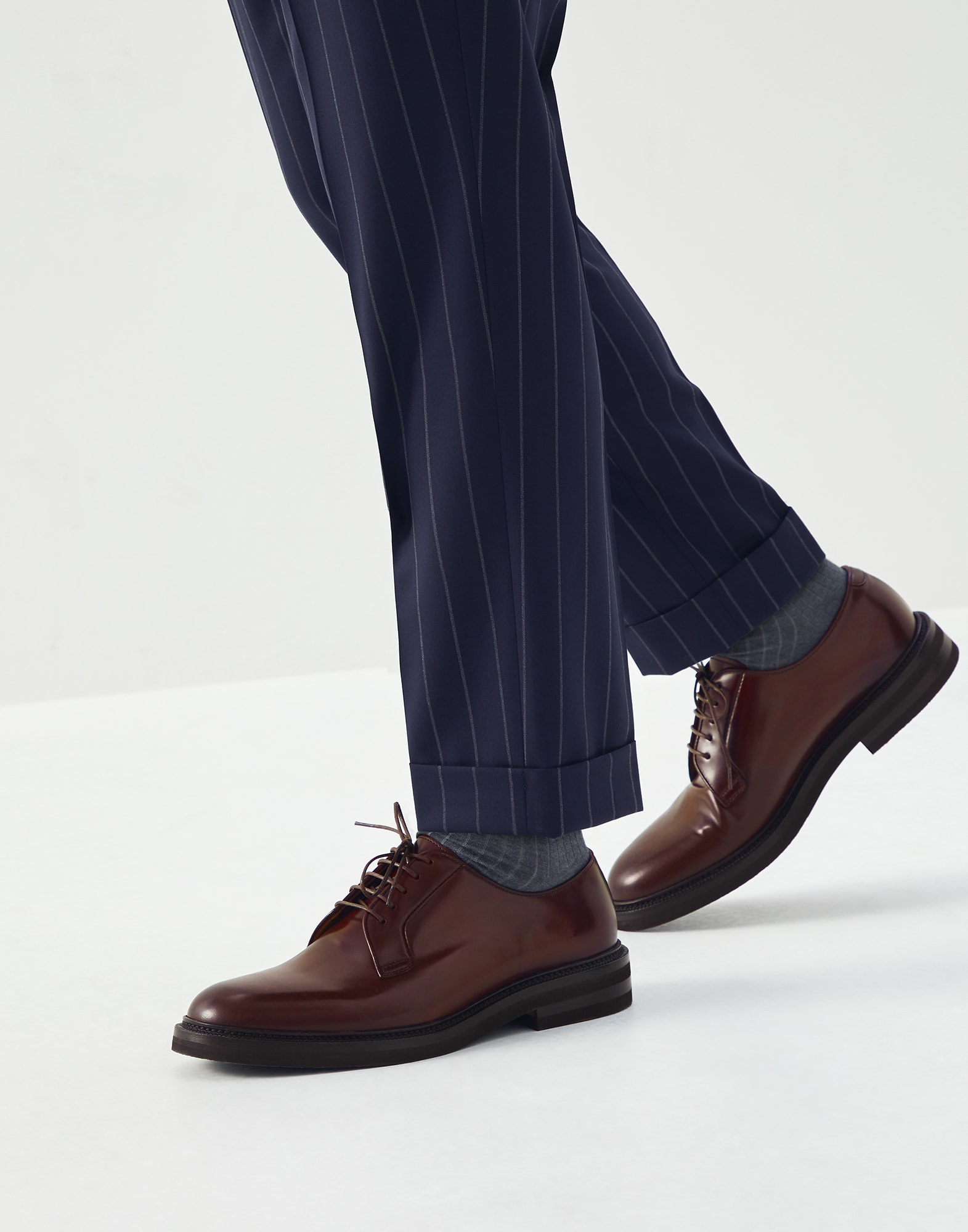カーフスキン ダービー (242MZUVRNK810C803301) for メンズ | Brunello Cucinelli