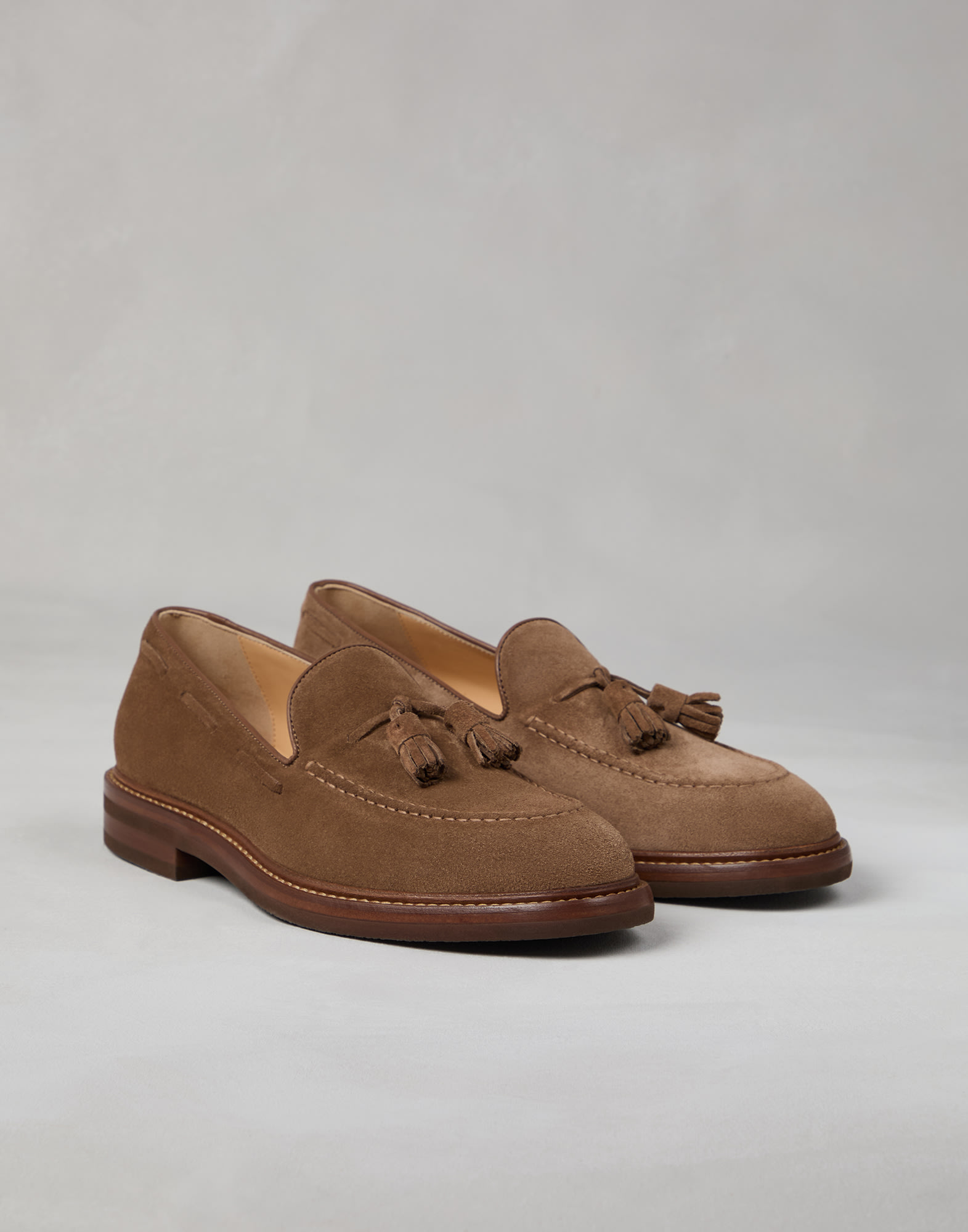 Suede loafers