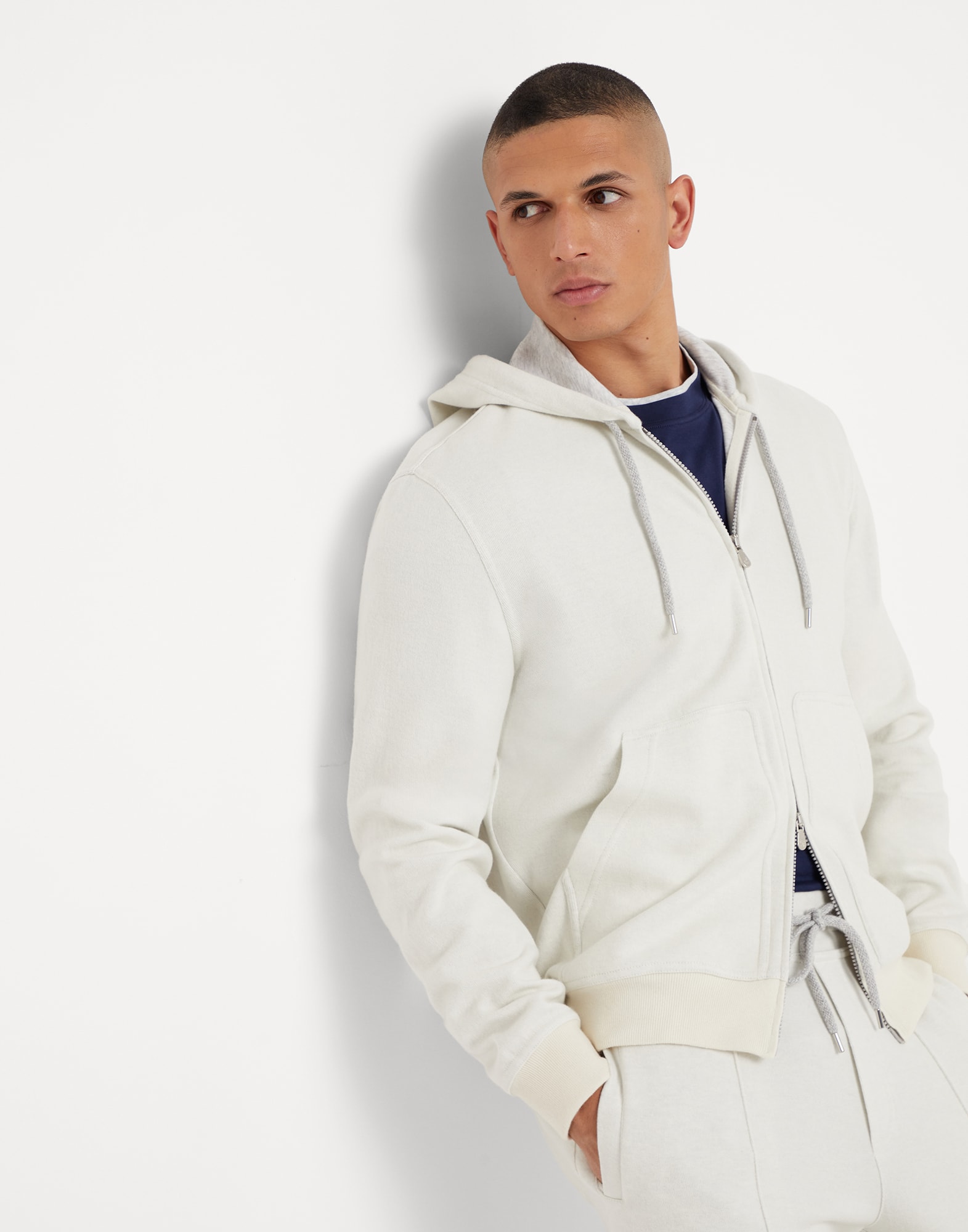 Double cloth sweatshirt (242MM8329069GC391) for Man